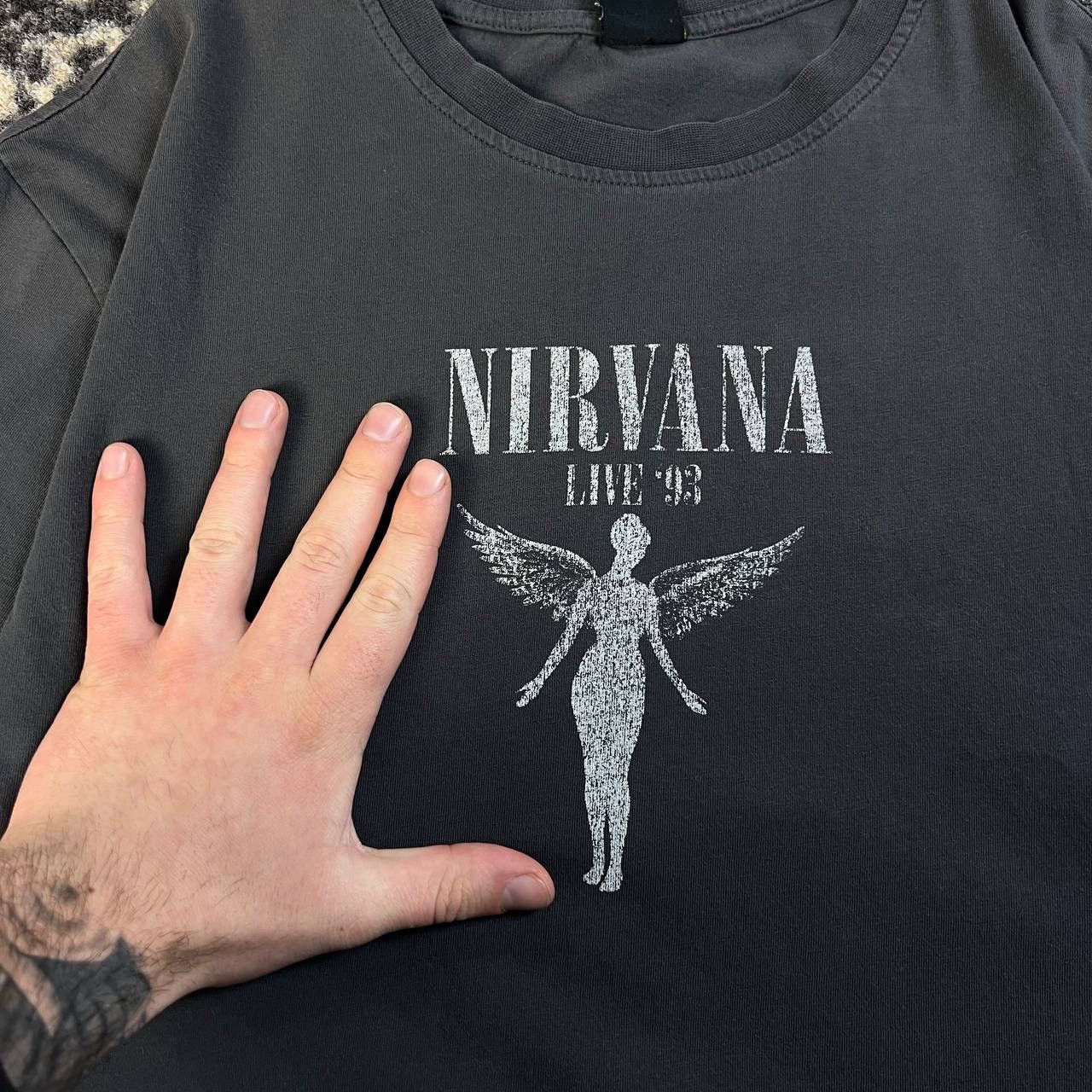 Nirvana Nirvana Vintage Big Logo Rock Band T-Shirt 2TS16 Size US M / EU 48-50 / 2 - 4 Thumbnail