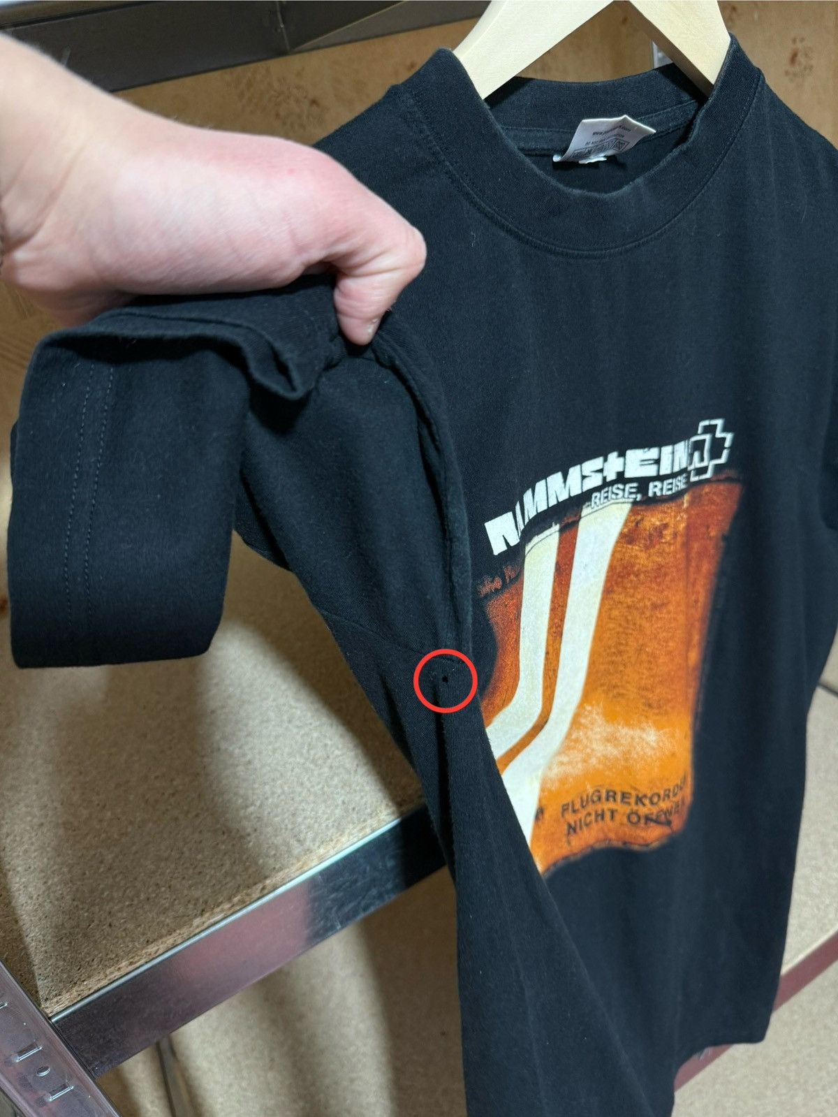 Band Tees × Vintage Vintage 2000’s Rammstein Reise Reise Rock Band Retro T-Shirt Size US L / EU 52-54 / 3 - 9 Thumbnail