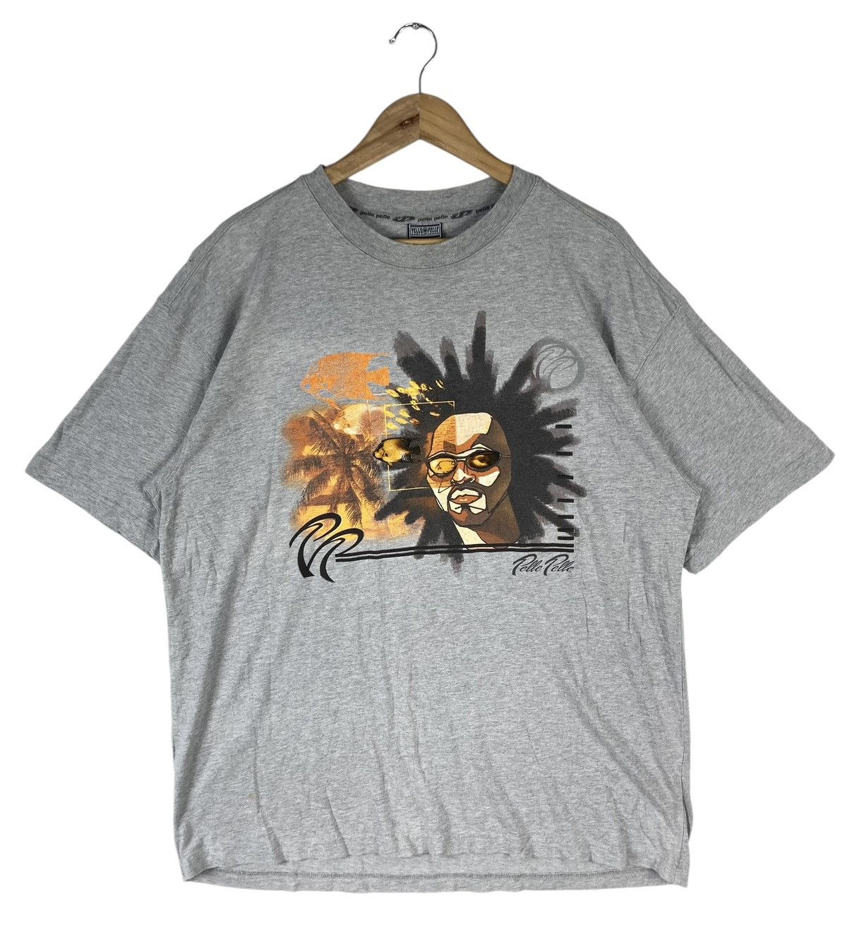 Pelle Pelle Vintage Pelle Pelle Marc Buchanan Rapper Rap Tee T-Shirt Size US XL / EU 56 / 4 - 2 Thumbnail