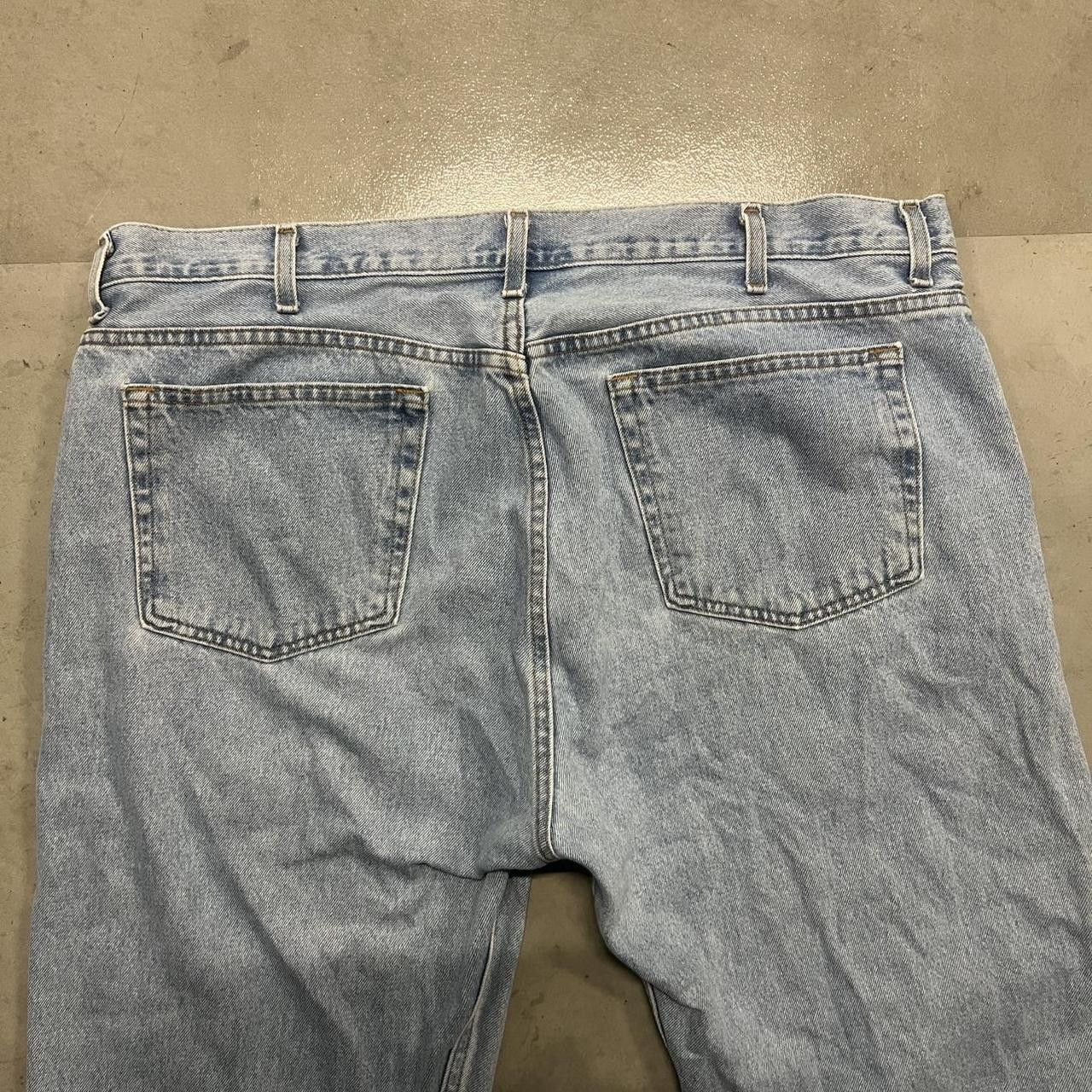Japanese Brand × Vintage Vintage Y2K Baggy Light Blue wash Skater Denim Jeans! Size US 42 / EU 58 - 7 Thumbnail