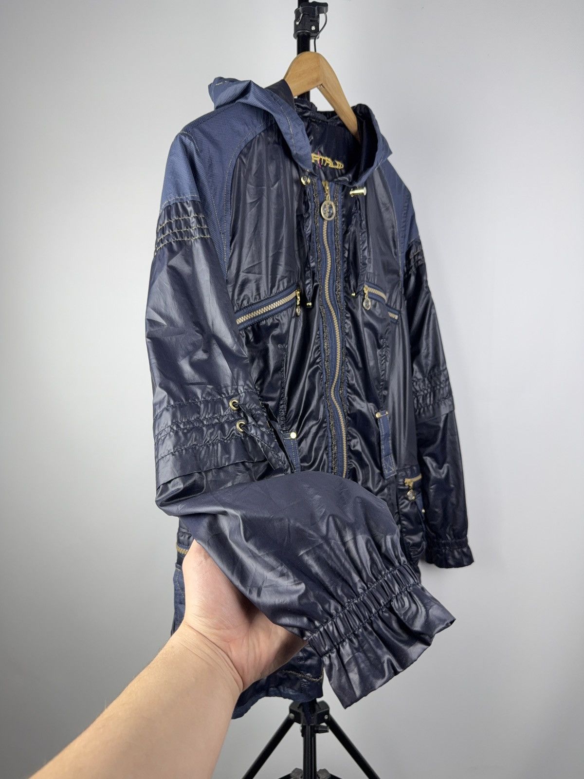 Sportalm Kitzbuhel × Vintage Sportalm Y2K Shiny Tech Jacket | Austria Vintage Streetwear Size L / US 10 / IT 46 - 2 Thumbnail