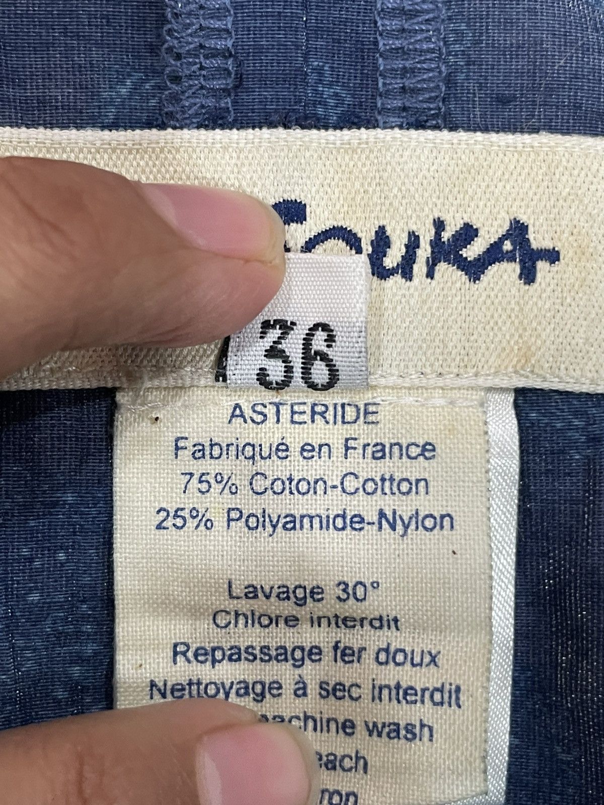 Japanese Brand Yao Souka Non Sleeve Blouse Size XS / US 0-2 / IT 36-38 - 3 Thumbnail