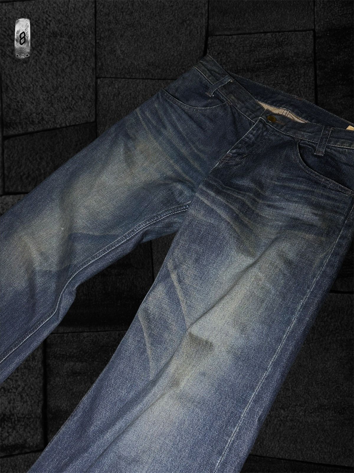 Japanese Brand GalaabenD faded wide leg denim Size US 30 / EU 46 - 3 Thumbnail