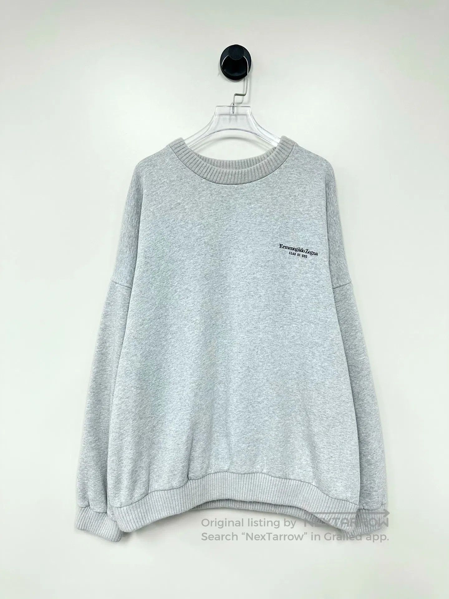 Fear of God Fear Of God Grey Fleece Lettering Sweatshirt| Size US M / EU 48-50 / 2 - 1 Thumbnail