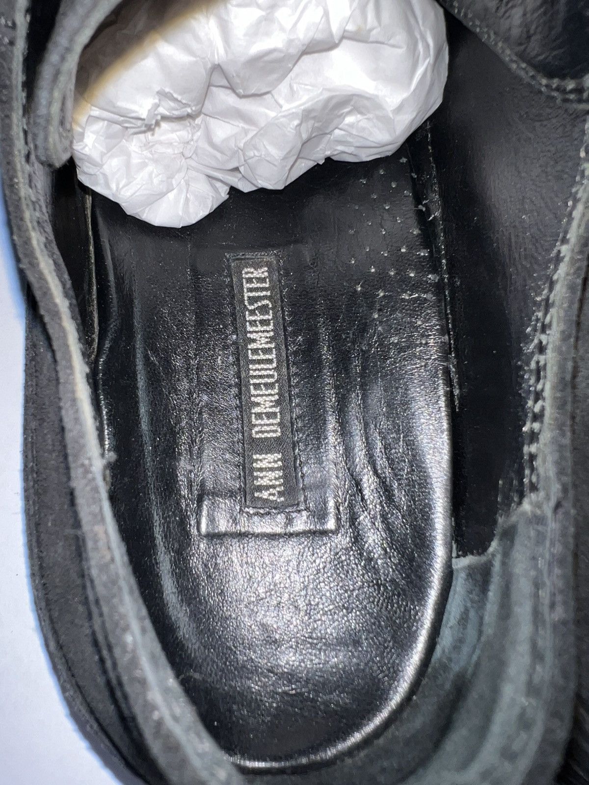 Ann Demeulemeester Ann Demeulemeester - Scamosciato Ingrassato Suede Sneakers Size US 6 / EU 39 - 12 Thumbnail
