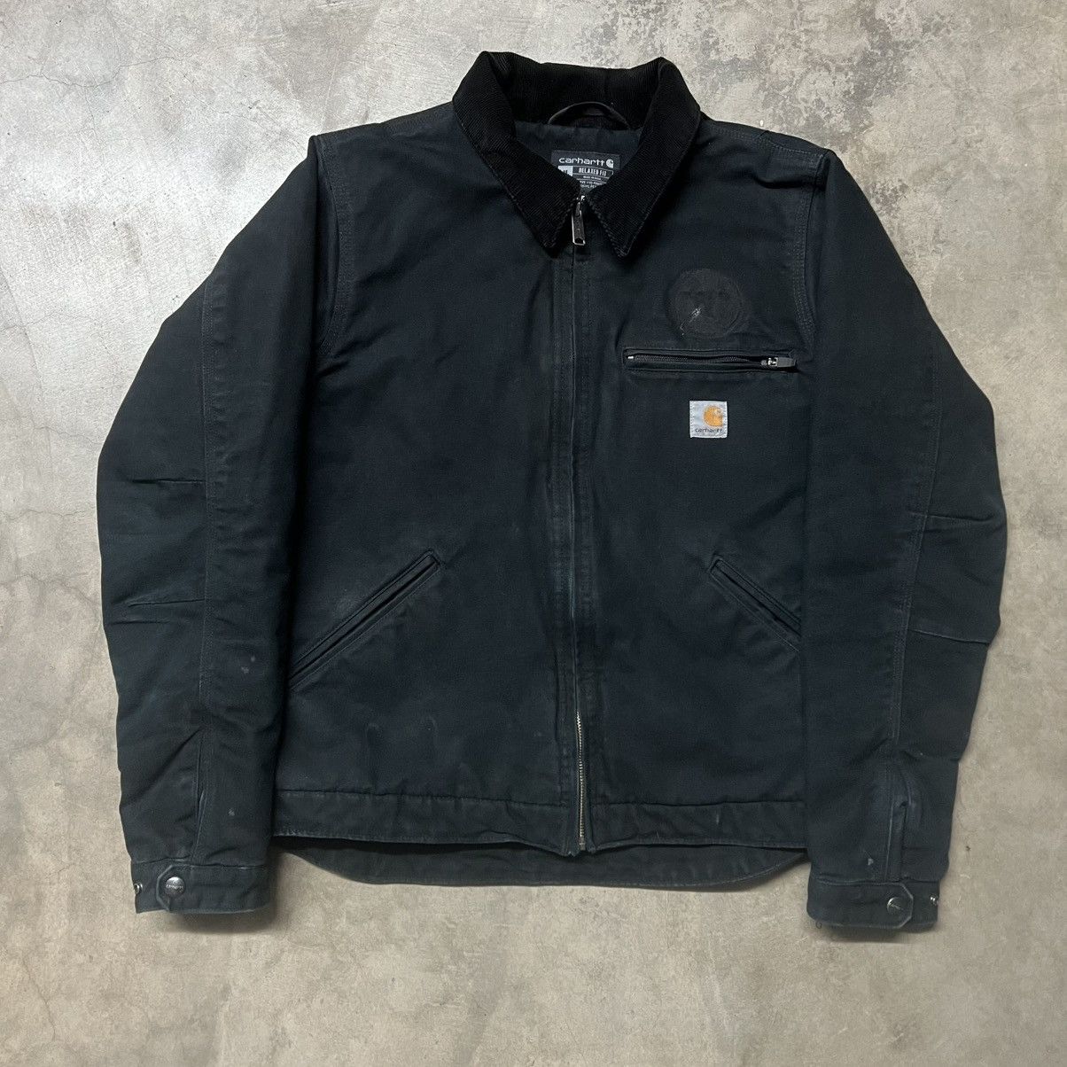Carhartt × Vintage Carhartt 0J3828-M Black Detroit Jacket Size US M / EU 48-50 / 2 - 2 Thumbnail