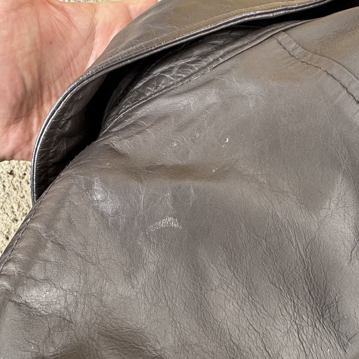 Tornado Mart Tornado Mart leather maxi coat Size L / US 10 / IT 46 - 14 Thumbnail