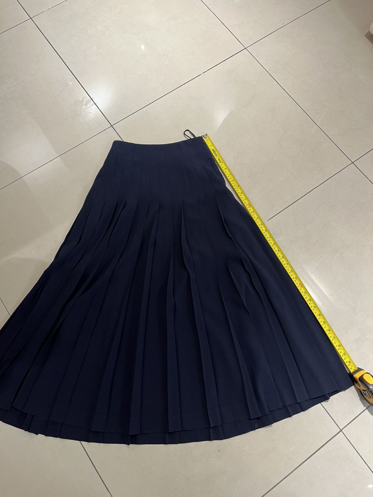 Undercover Undercover Pleated Navy Skirt Size 26" / US 2 / IT 38 - 15 Thumbnail