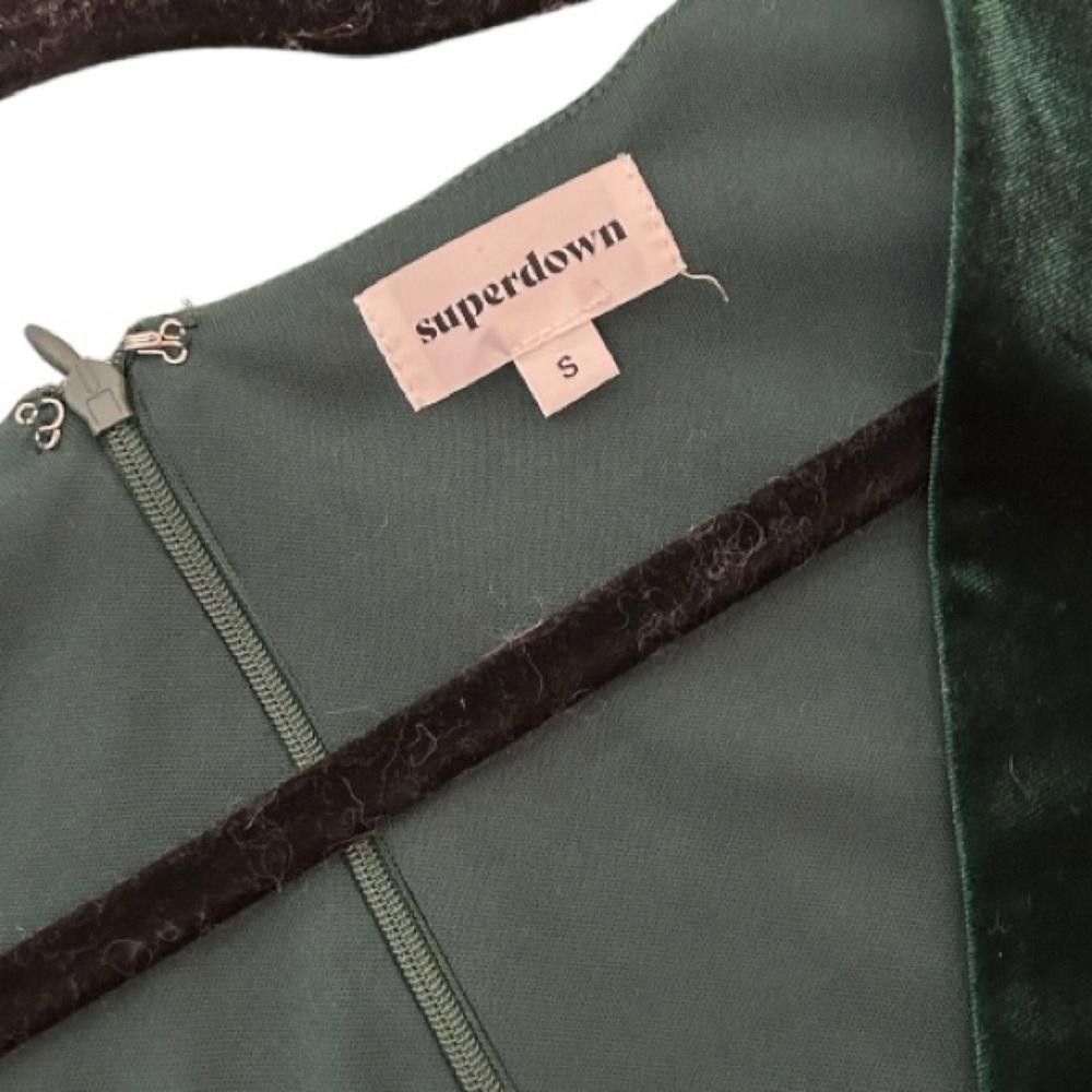 REVOLVE superdown l Crista Velvet Wrap Emerald Dress Small Size S / US 4 / IT 40 - 8 Thumbnail