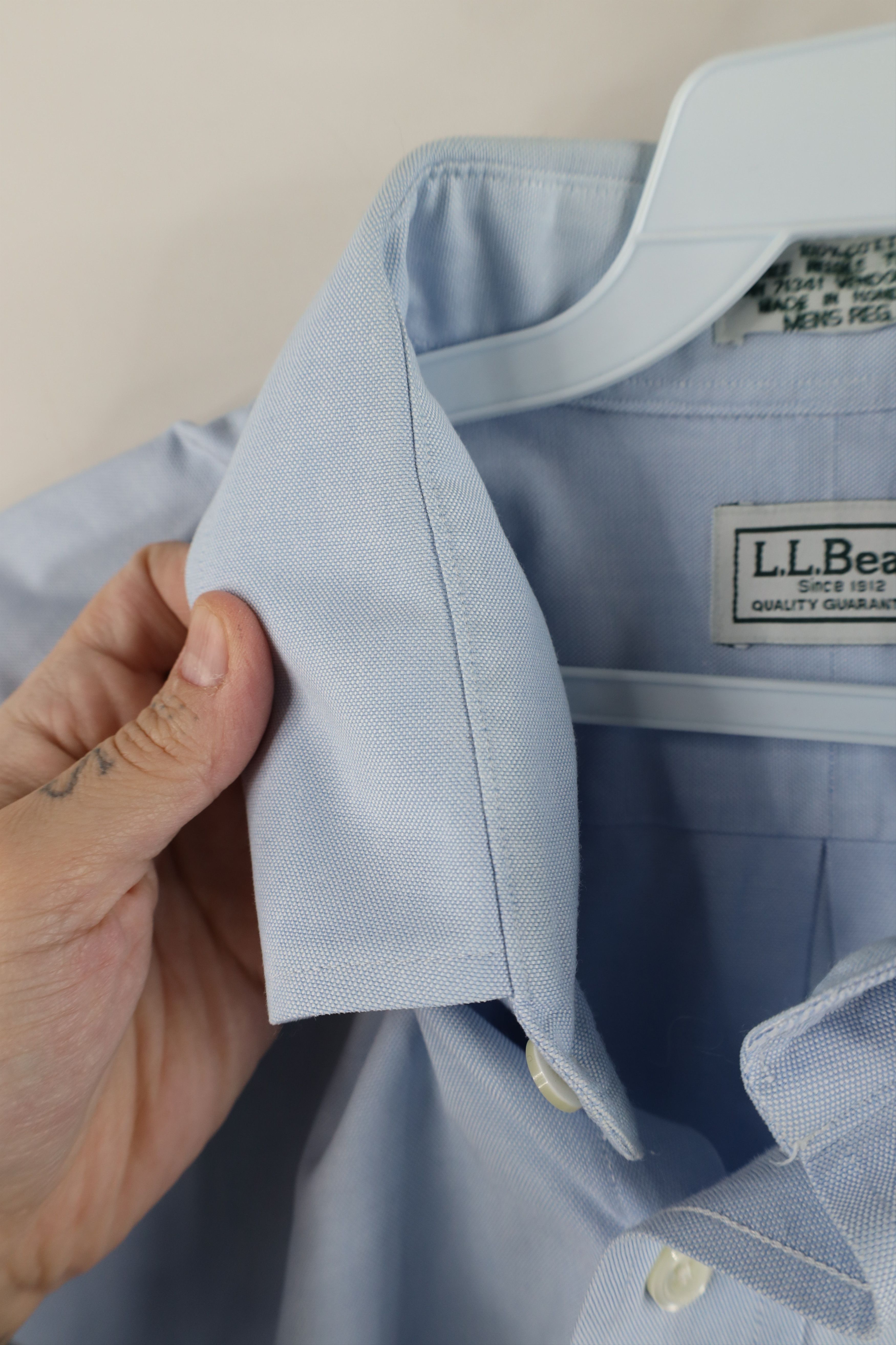 L.L. Bean × Vintage Vintage LL Bean Short Sleeve Collared Button Down Shirt Size US L / EU 52-54 / 3 - 6 Thumbnail