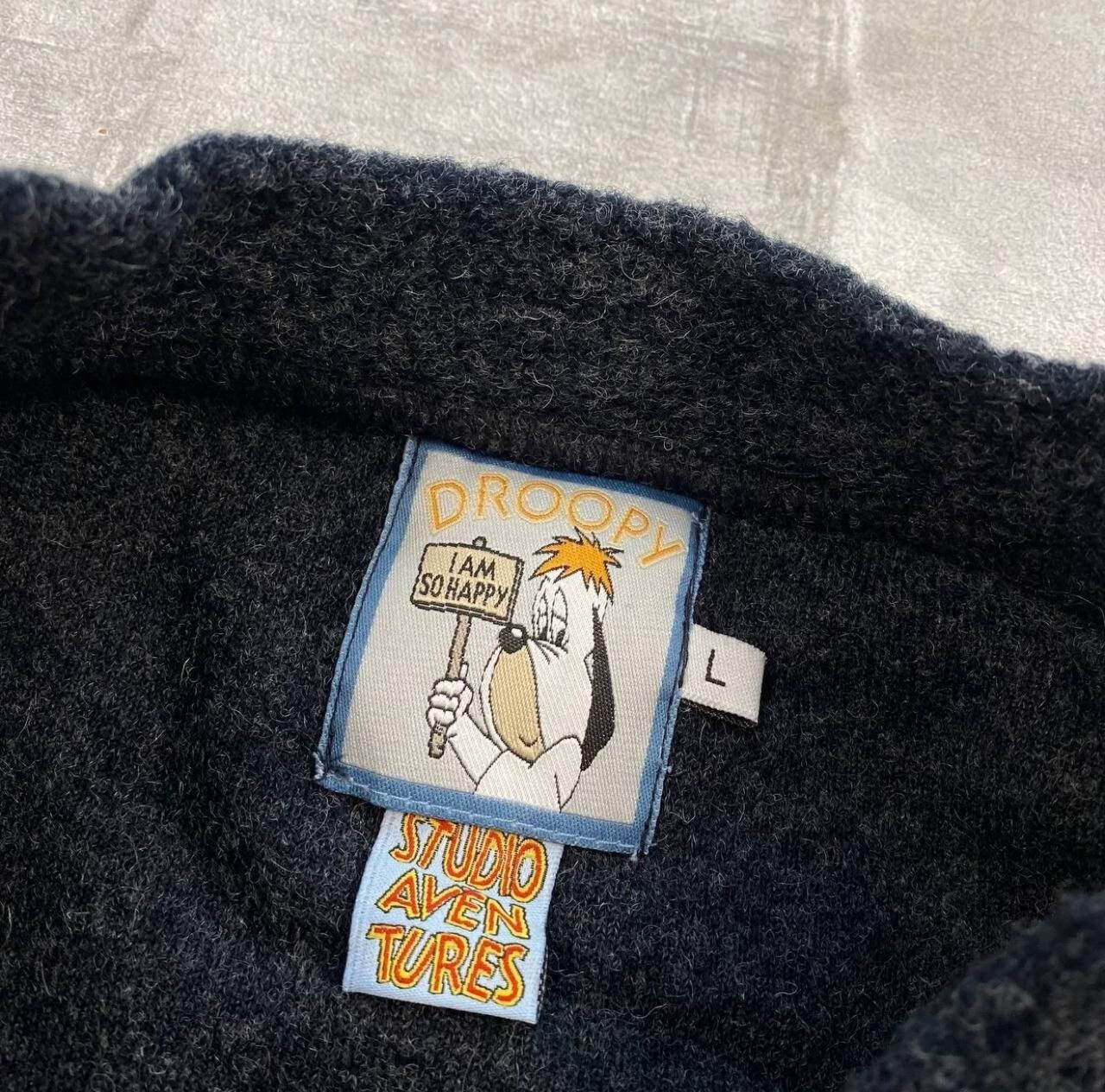Other VINTAGE DROOPY STUDIO AVENTURES WOOL SWEATER Size US L / EU 52-54 / 3 - 3 Thumbnail
