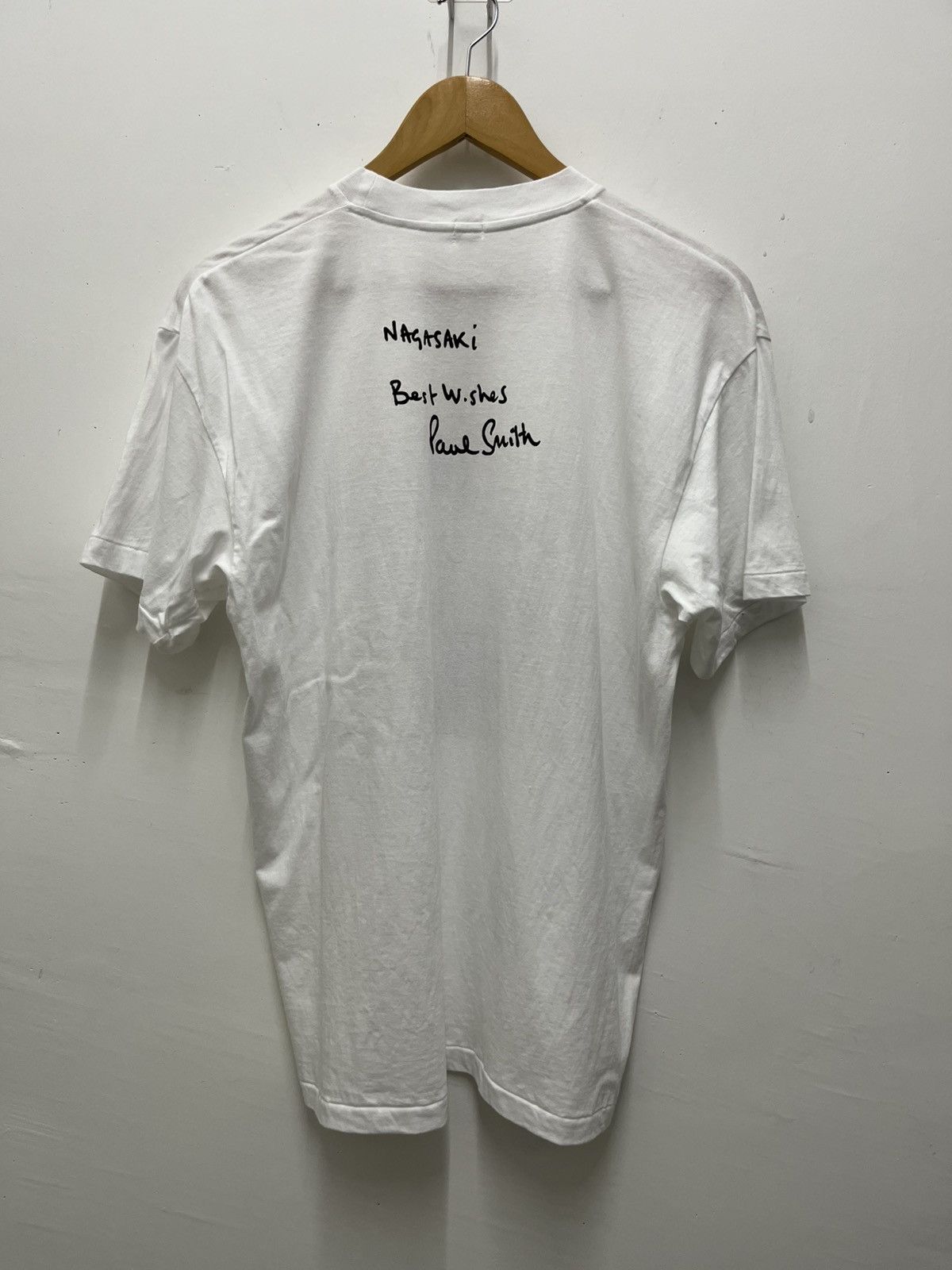 Paul Smith Vintage Paul Smith Best Wishes Nagasaki Photo Tee Size US L / EU 52-54 / 3 - 2 Thumbnail