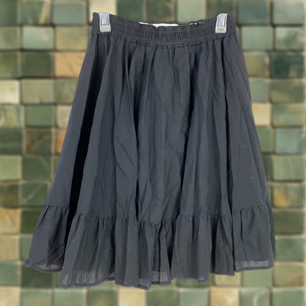 Vintage VINTAGE Generic Black Square Dancing Western Prairiecore Skirt M Medium Bohemian 1980s Size 26" / US 2 / IT 38 - 1 Thumbnail