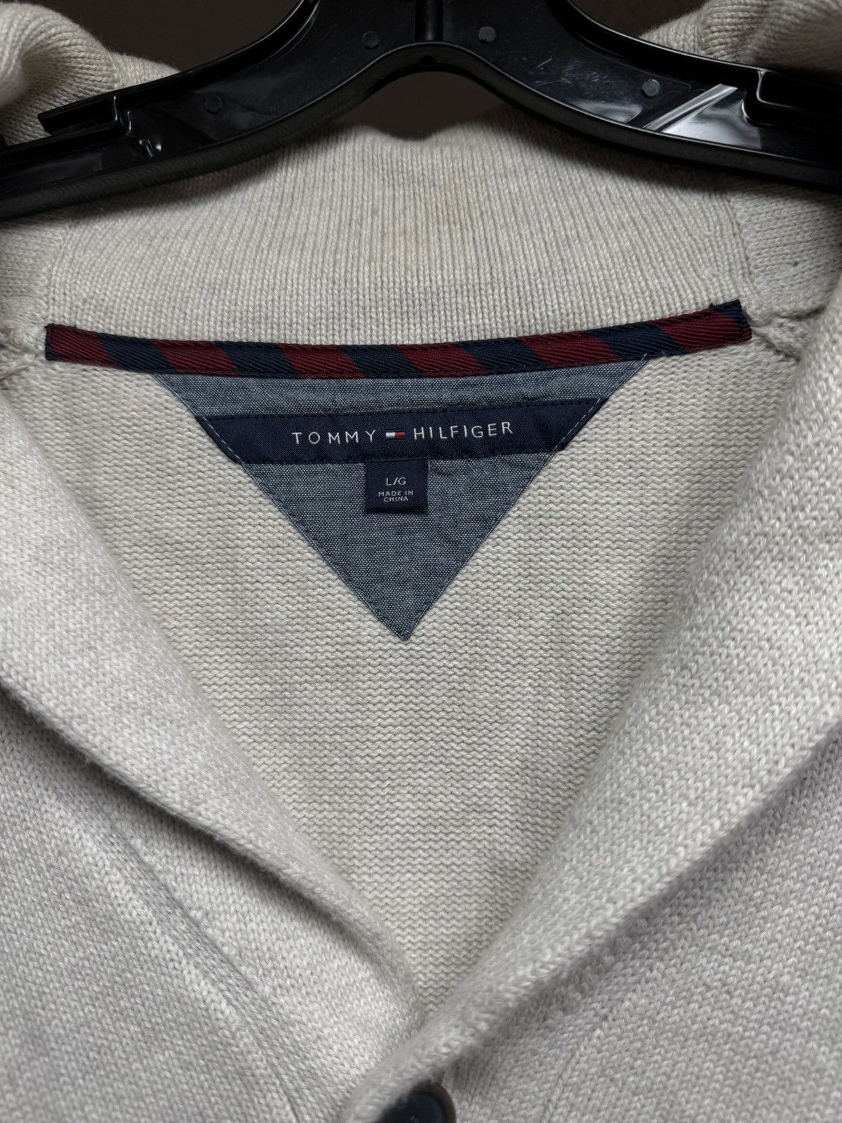 Tommy Hilfiger Tommy Hilfiger Vintage Cardigan Size US L / EU 52-54 / 3 - 3 Thumbnail