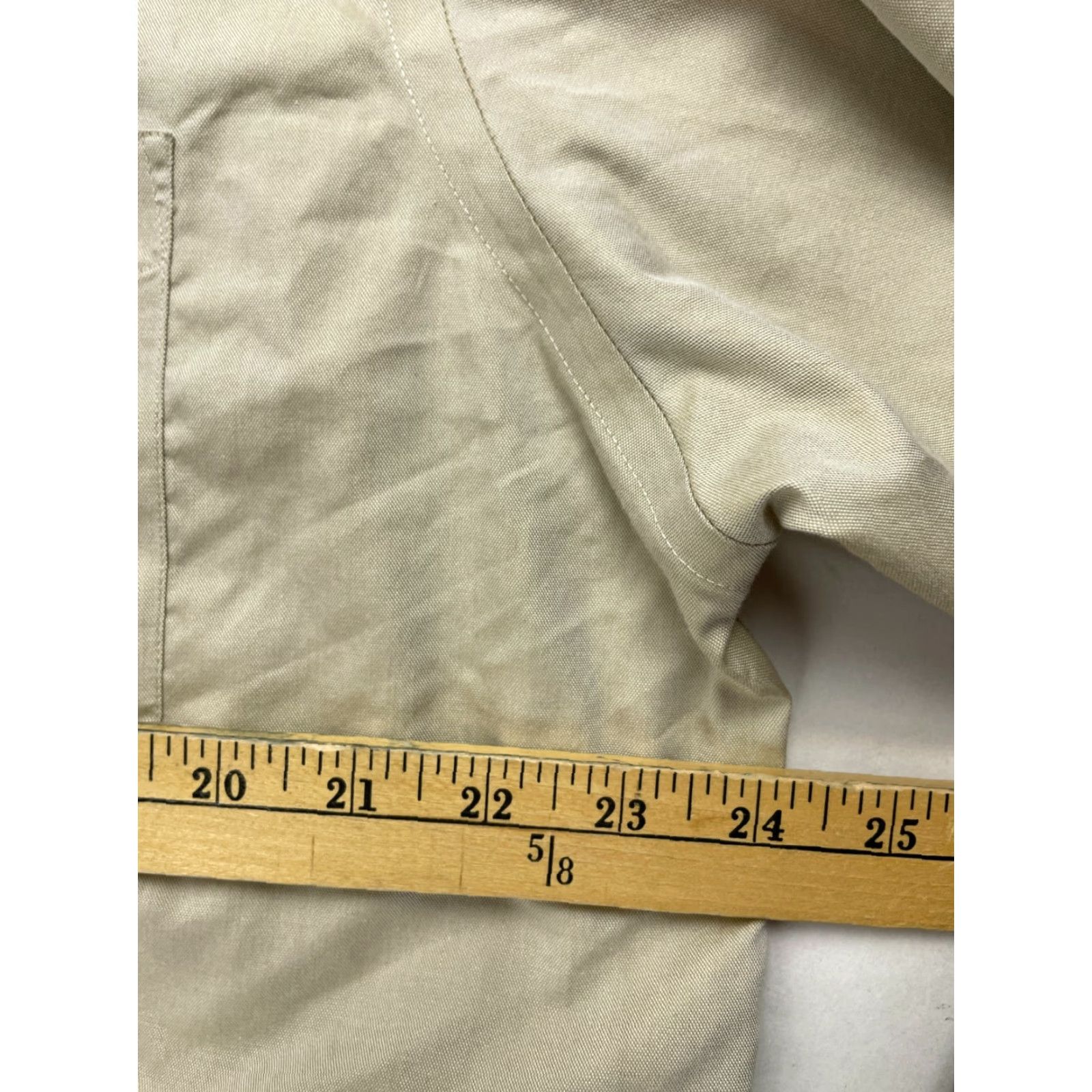 Stafford Stafford Shirt Men 17 34-35 Tan Button-Down Long Sleeve Pocket Oxford Shirt Size US XL / EU 56 / 4 - 5 Thumbnail