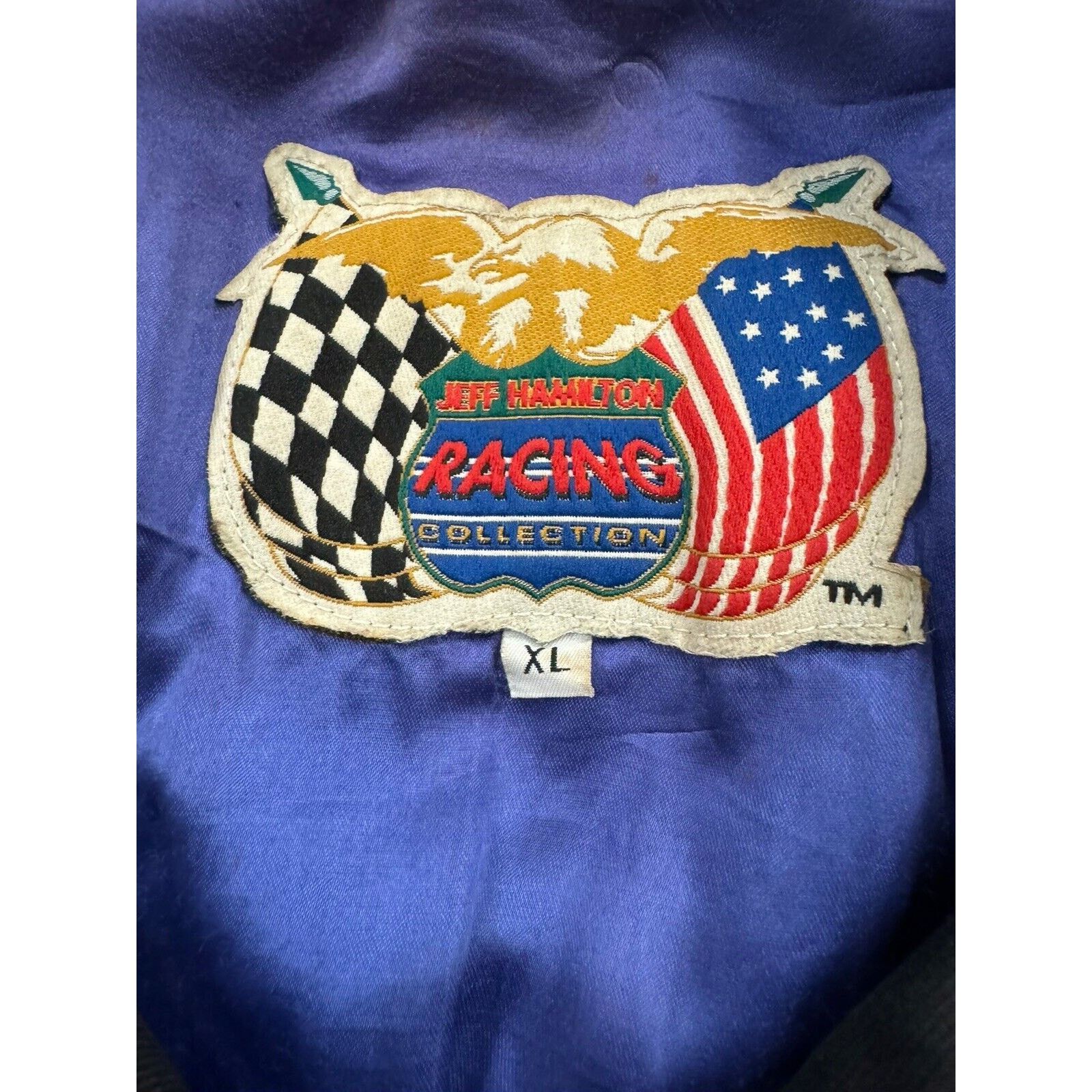 Jeff Hamilton VTG 80s Rusty Wallace Jeff Hamilton Jacket Miller Lite XL Size US XL / EU 56 / 4 - 3 Thumbnail