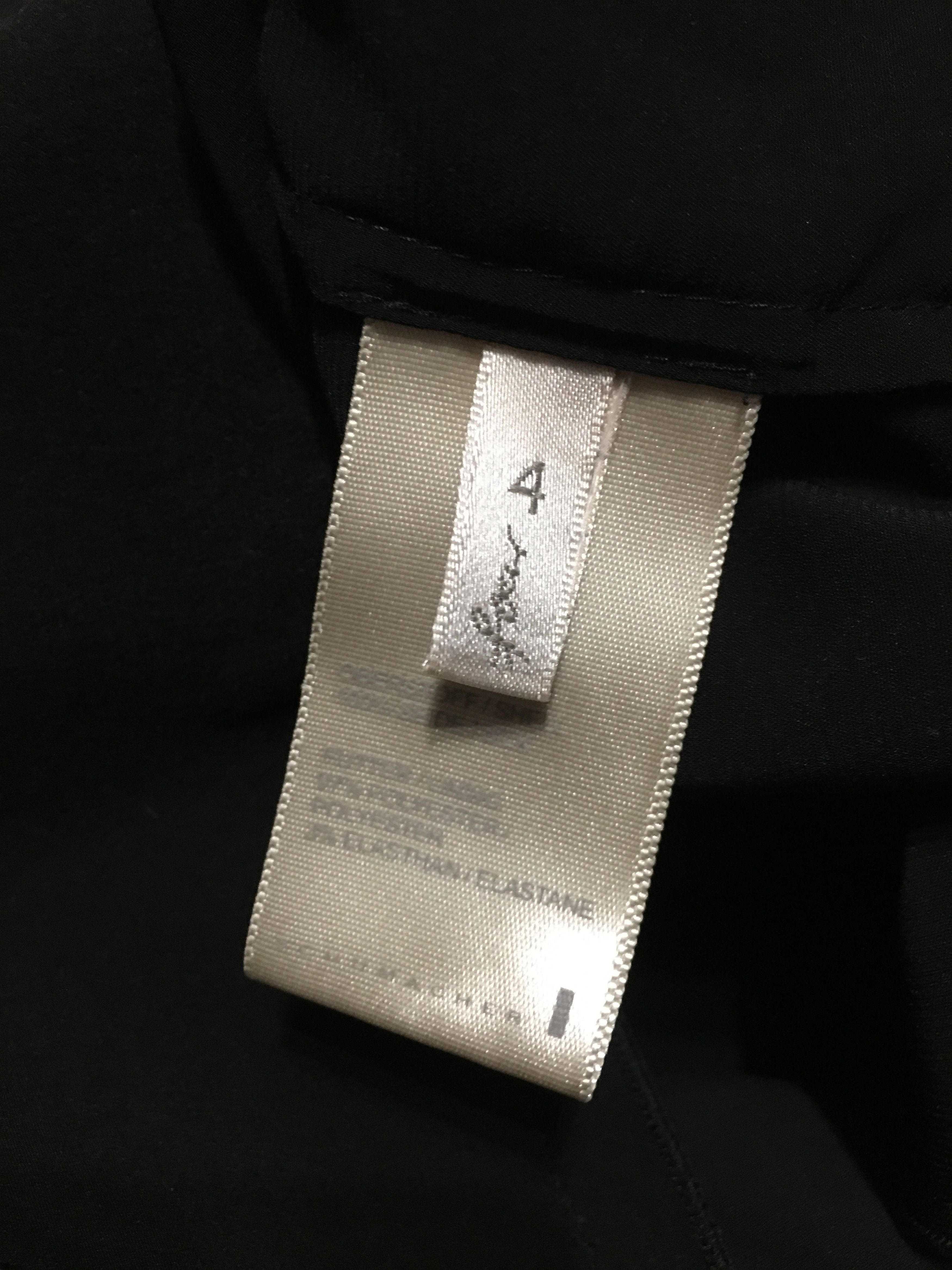DOROTHEE SCHUMACHER Dorothee Schumacher Black Silk Designer Dress Size 4 (US 8) Size M / US 6-8 / IT 42-44 - 11 Thumbnail