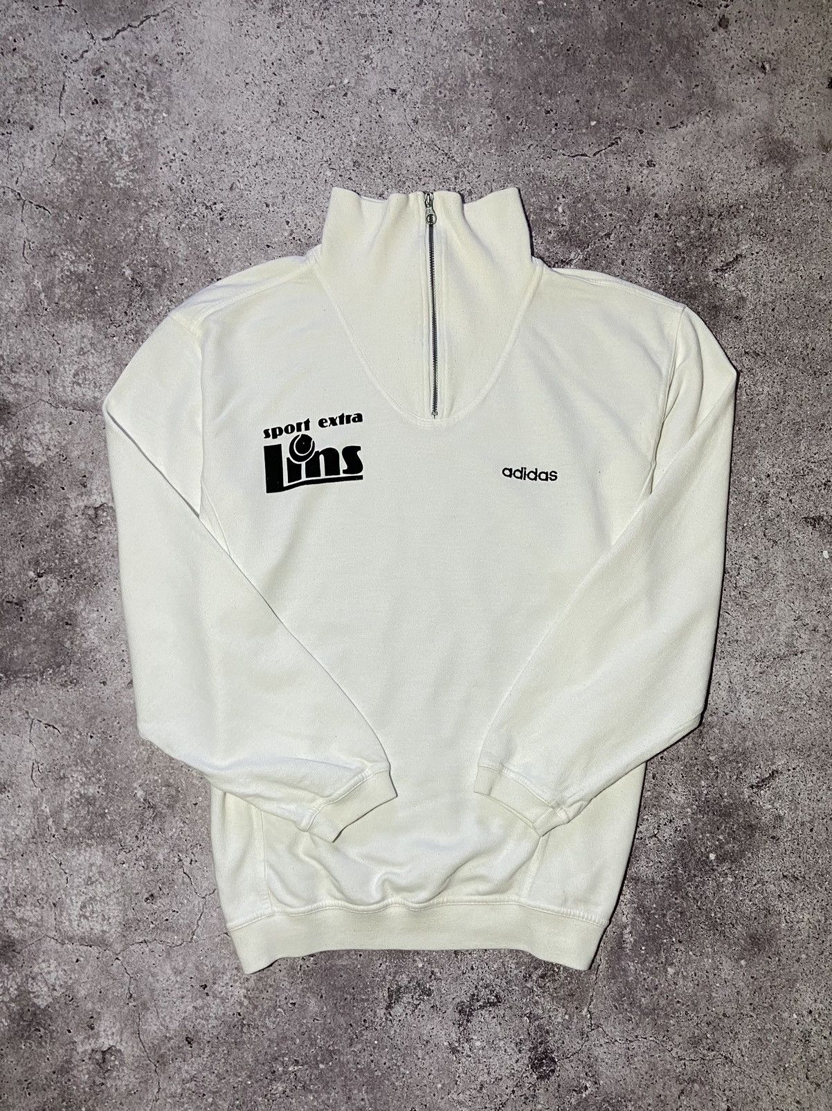 Adidas × Vintage 💥Adidas vintage 80s-90s rare white sweatshirt‼️ Size US M / EU 48-50 / 2 - 1 Thumbnail