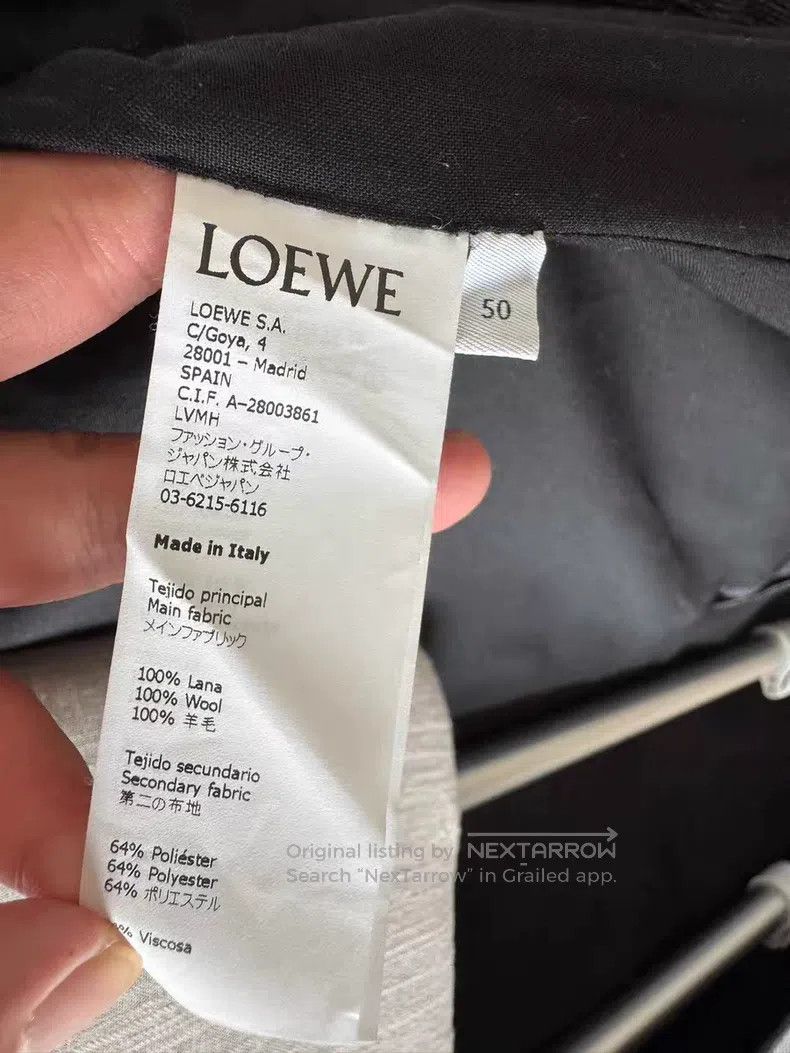 Loewe Loewe Houndstooth Asymmetrical Color Block Windbreaker Hoo Size US M / EU 48-50 / 2 - 4 Thumbnail