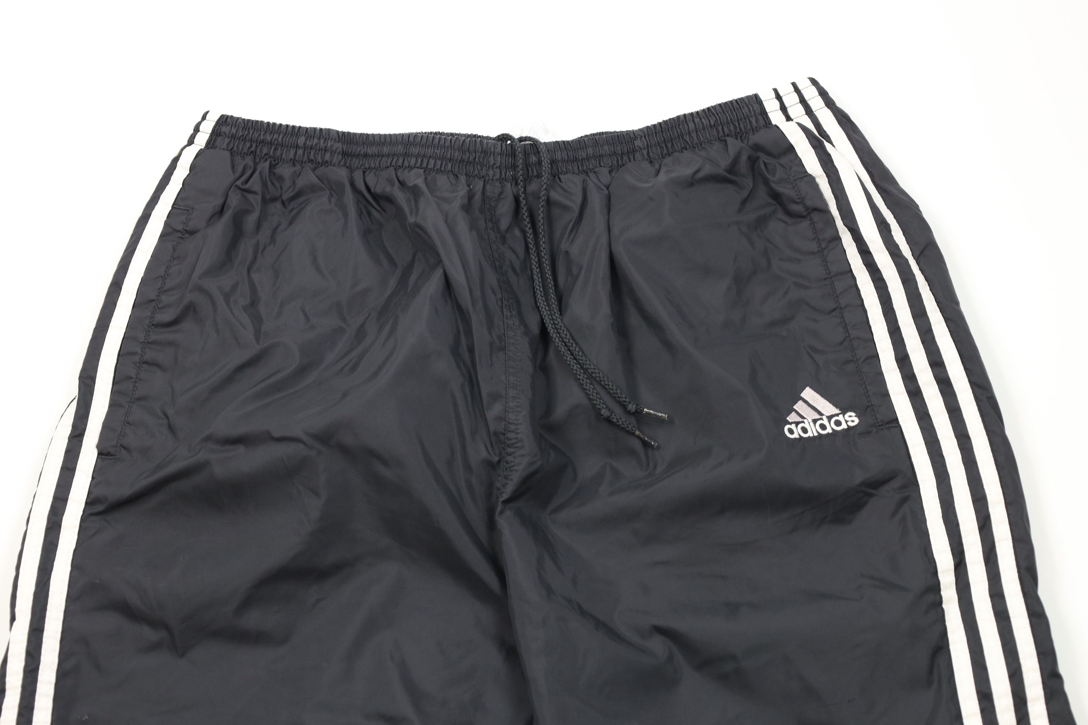 Adidas × Vintage Vintage 90s Adidas Cuffed Nylon Windbreaker Joggers Pants Size US 38 / EU 54 - 2 Thumbnail