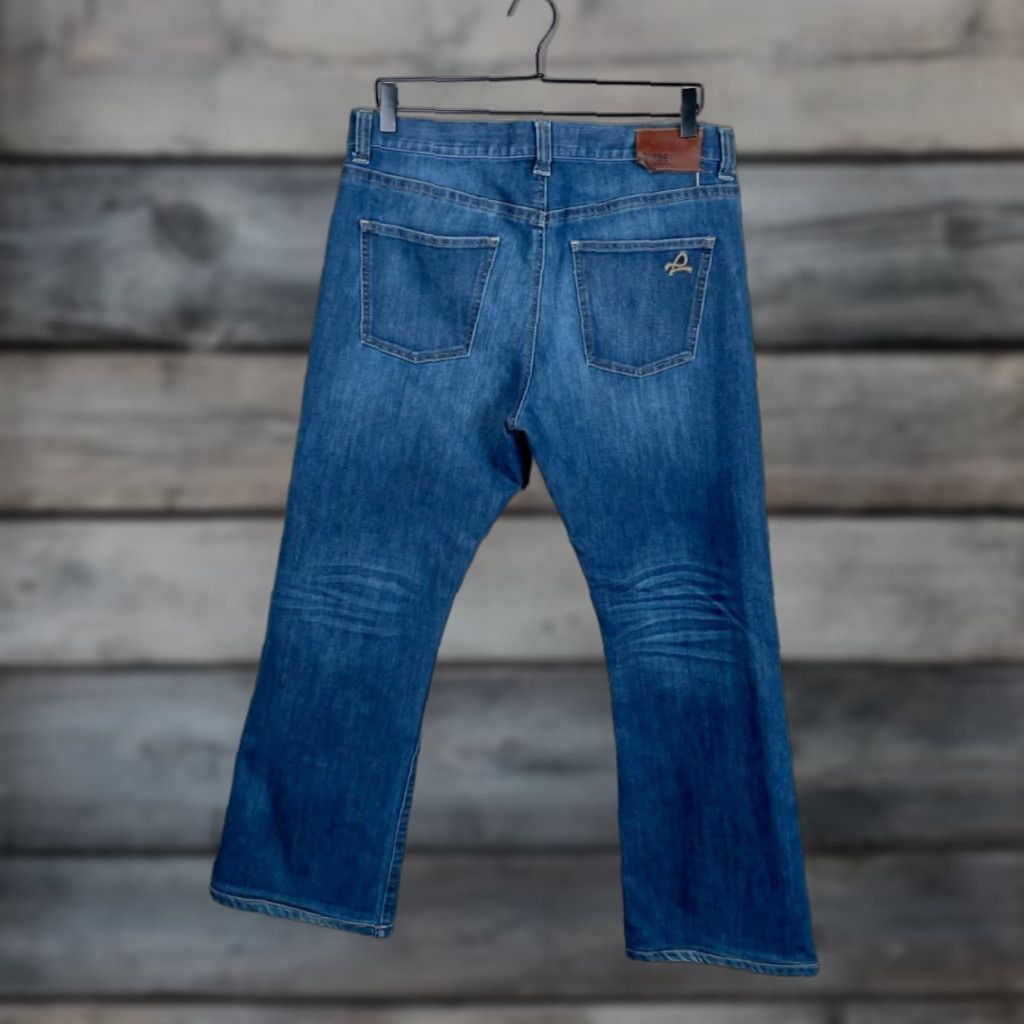 DL1961 DL1961 DL1961 Fisher Wide Leg Jeans Men's 34 x 28 Blue Denim Flare Cotton Blend Size US 34 / EU 50 - 1 Thumbnail