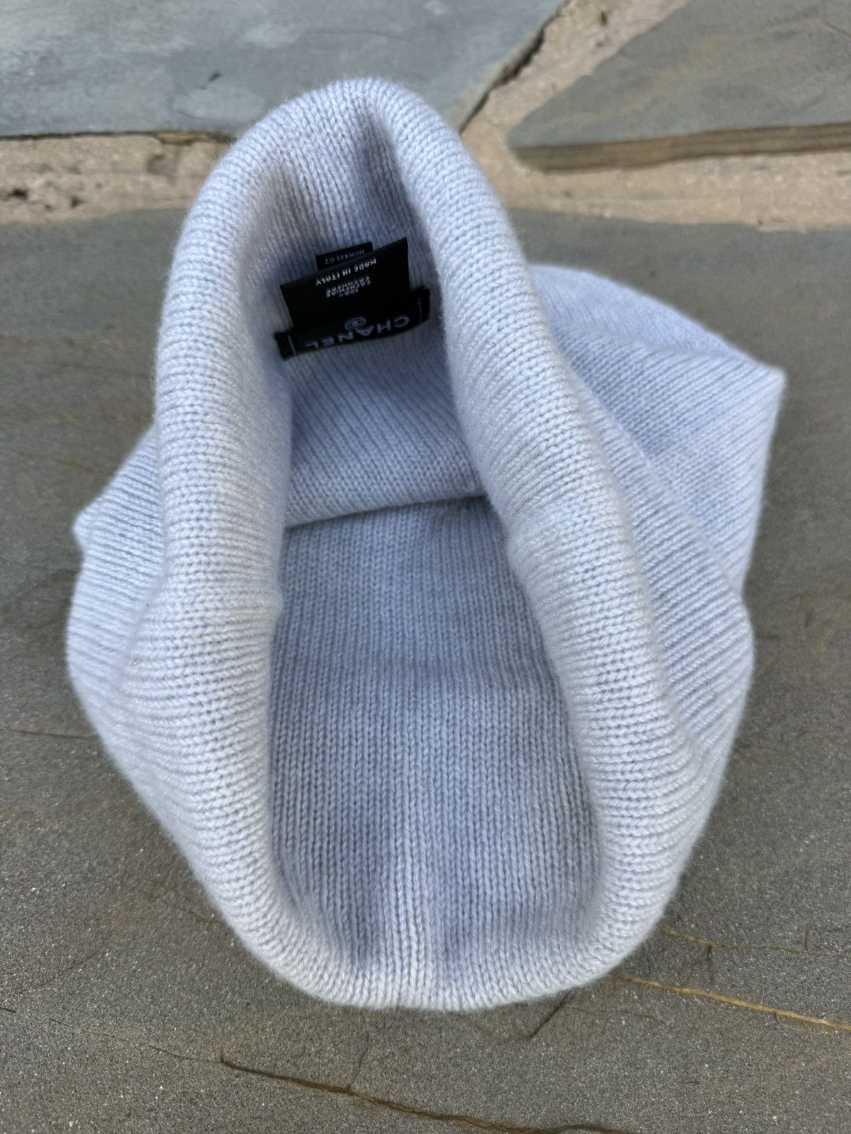 Chanel Chanel Crystal CC Heart Cashmere Beanie Size ONE SIZE - 4 Thumbnail
