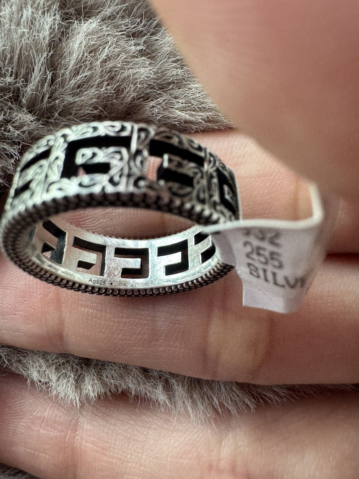 Gucci New Authentic Gucci G Cube Sterling Silver Ring 925 SIZE 6 Size ONE SIZE - 7 Thumbnail