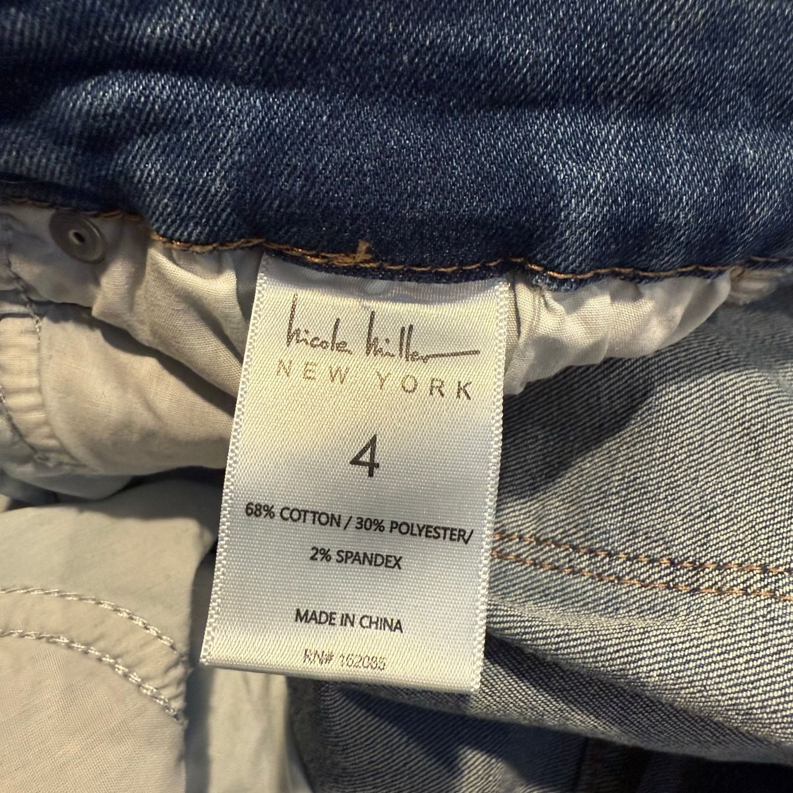 Nicole Miller Nicole Miller Women’s Soho Straight Cropped Jeans Size 4 Size 27" / US 4 / IT 40 - 4 Thumbnail
