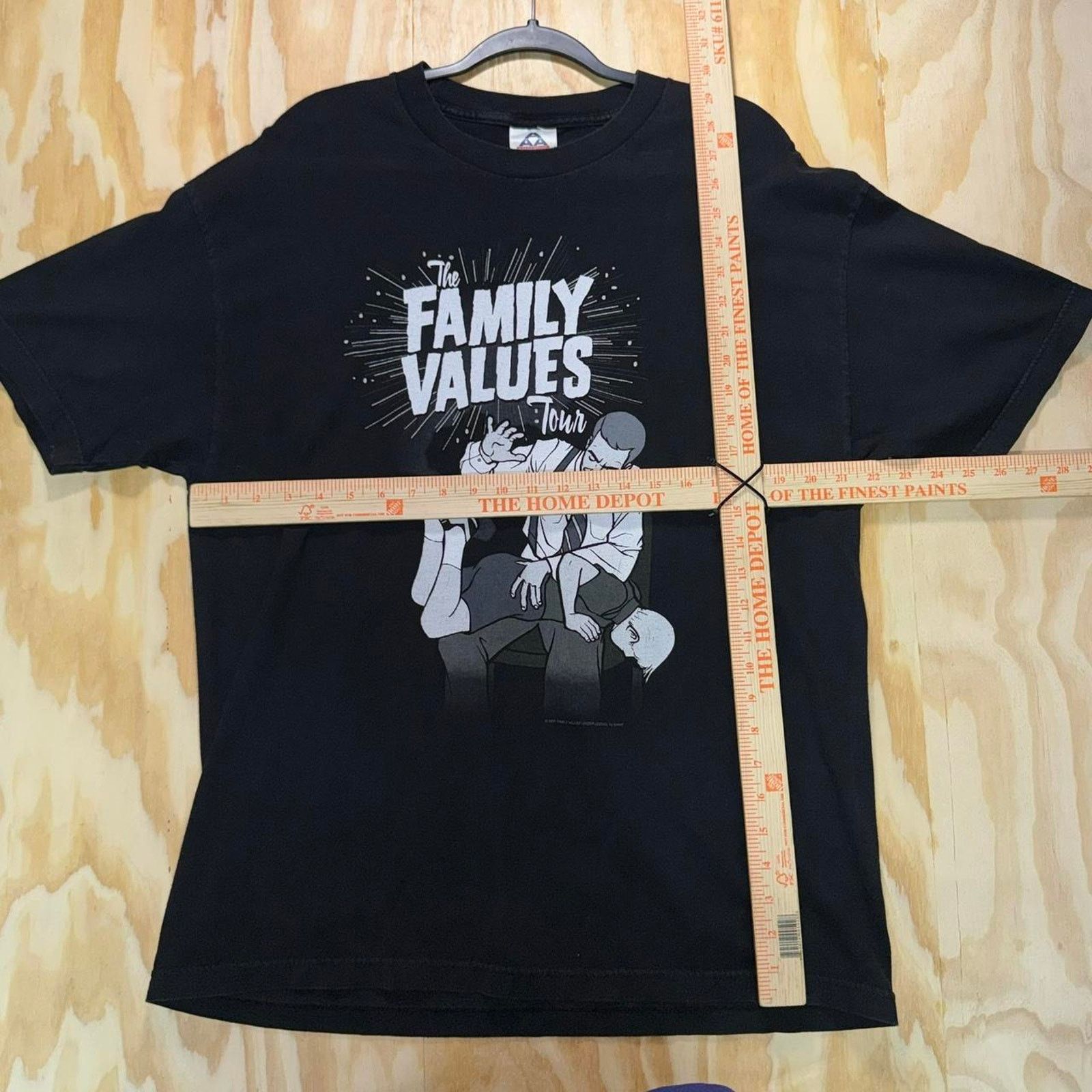 AAA Vintage y2k the family values tour 2001 linkin park t-shirt Size US XL / EU 56 / 4 - 4 Thumbnail