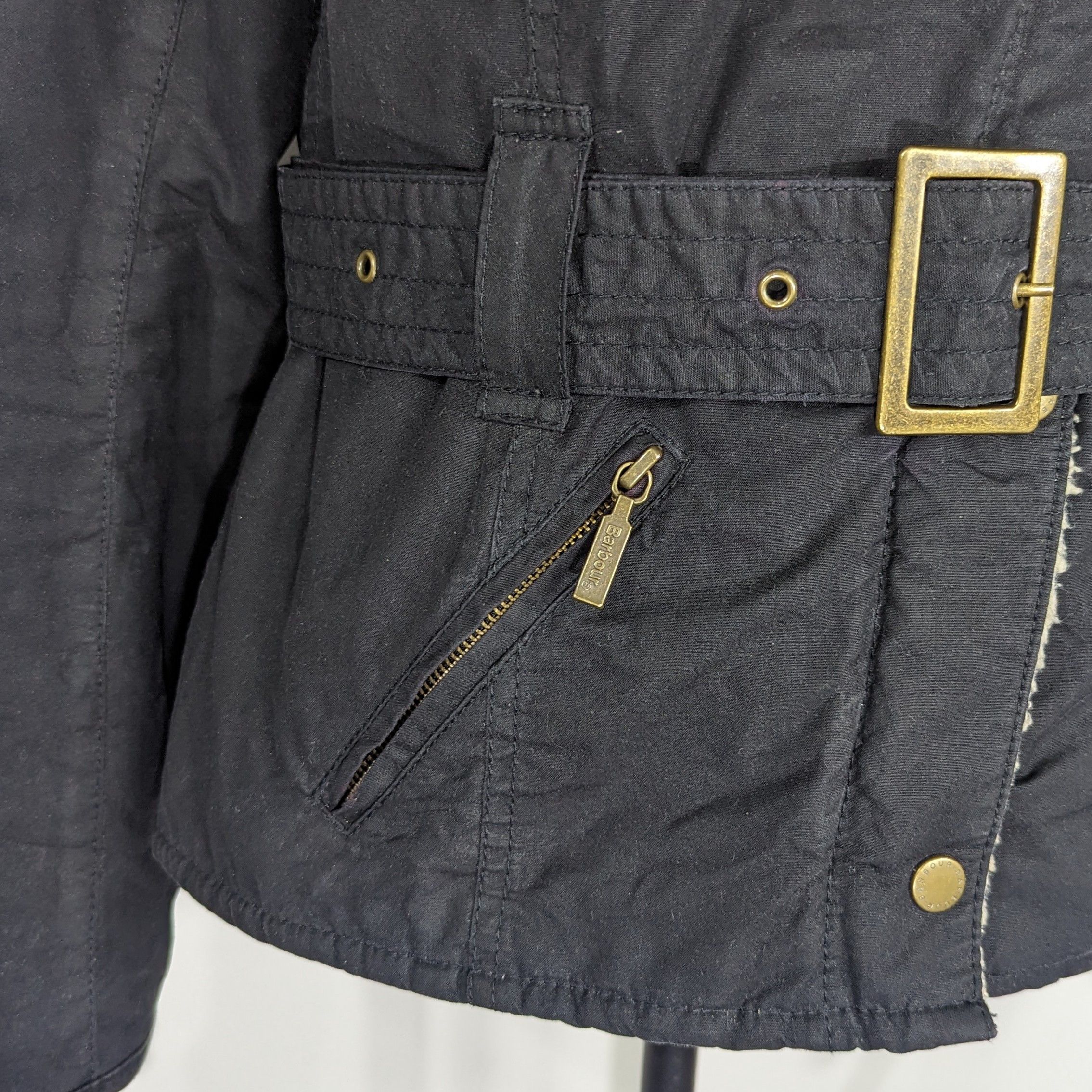 Barbour Barbour International Matlock Wax Jacket Motorcycle Clothing Size M / US 6-8 / IT 42-44 - 11 Thumbnail