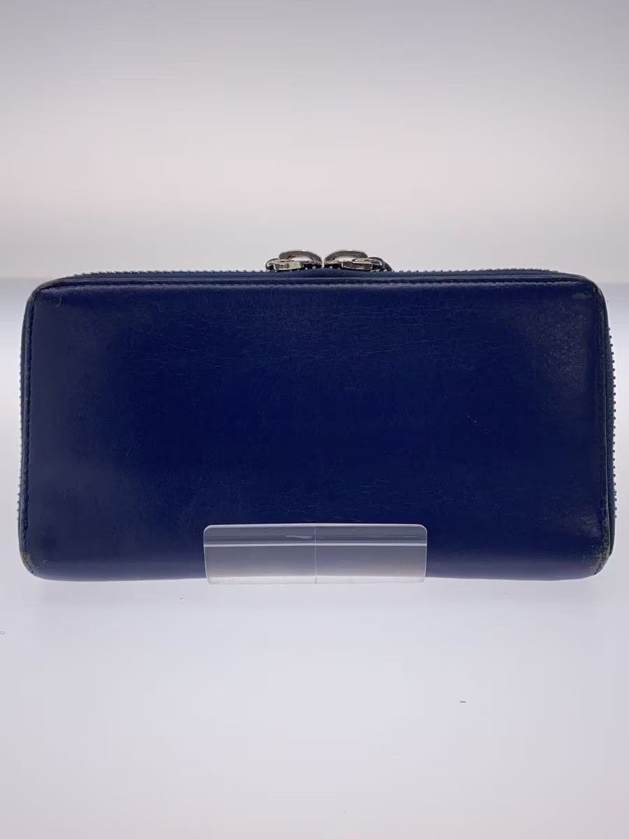 Balenciaga Balenciaga Leather Long Wallet Blue Size ONE SIZE - 2 Thumbnail