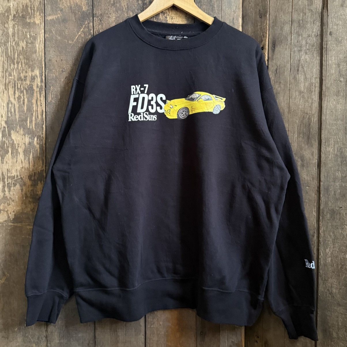 Sports Specialties RX-7 FD3S RedSuns Crewneck Sweatshirt Size US XL / EU 56 / 4 - 1 Thumbnail