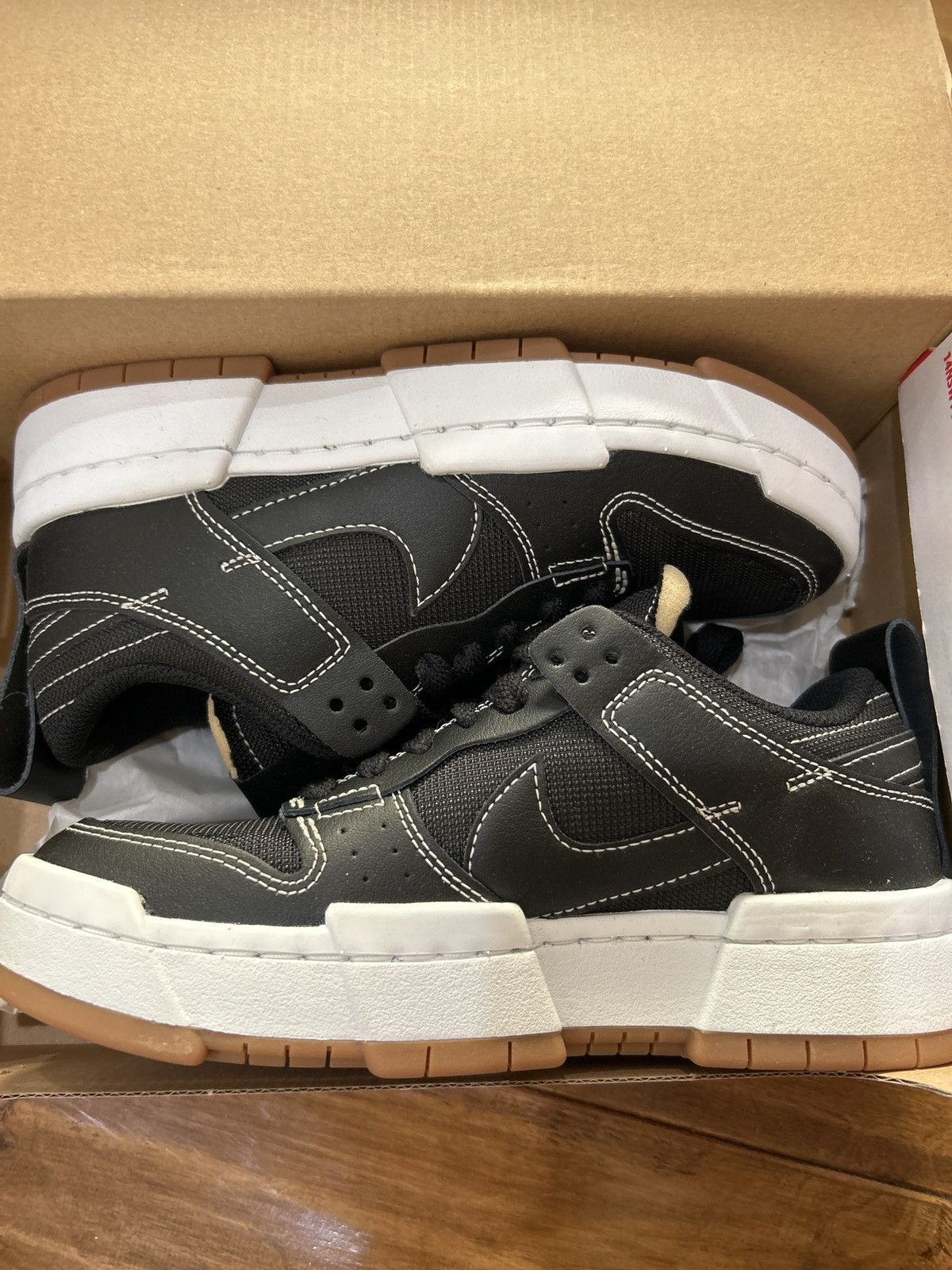 Nike Nike Dunk Low Disrupt Black Gum (Women’s) Black Size 5 Size US 5 / IT 35 - 1 Thumbnail