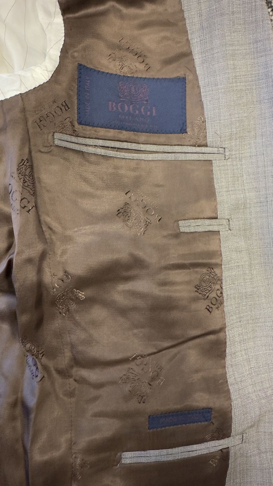 Other Boggi Milano Suit 100% Wool - Made in Italy - Size S Size 46S - 11 Thumbnail