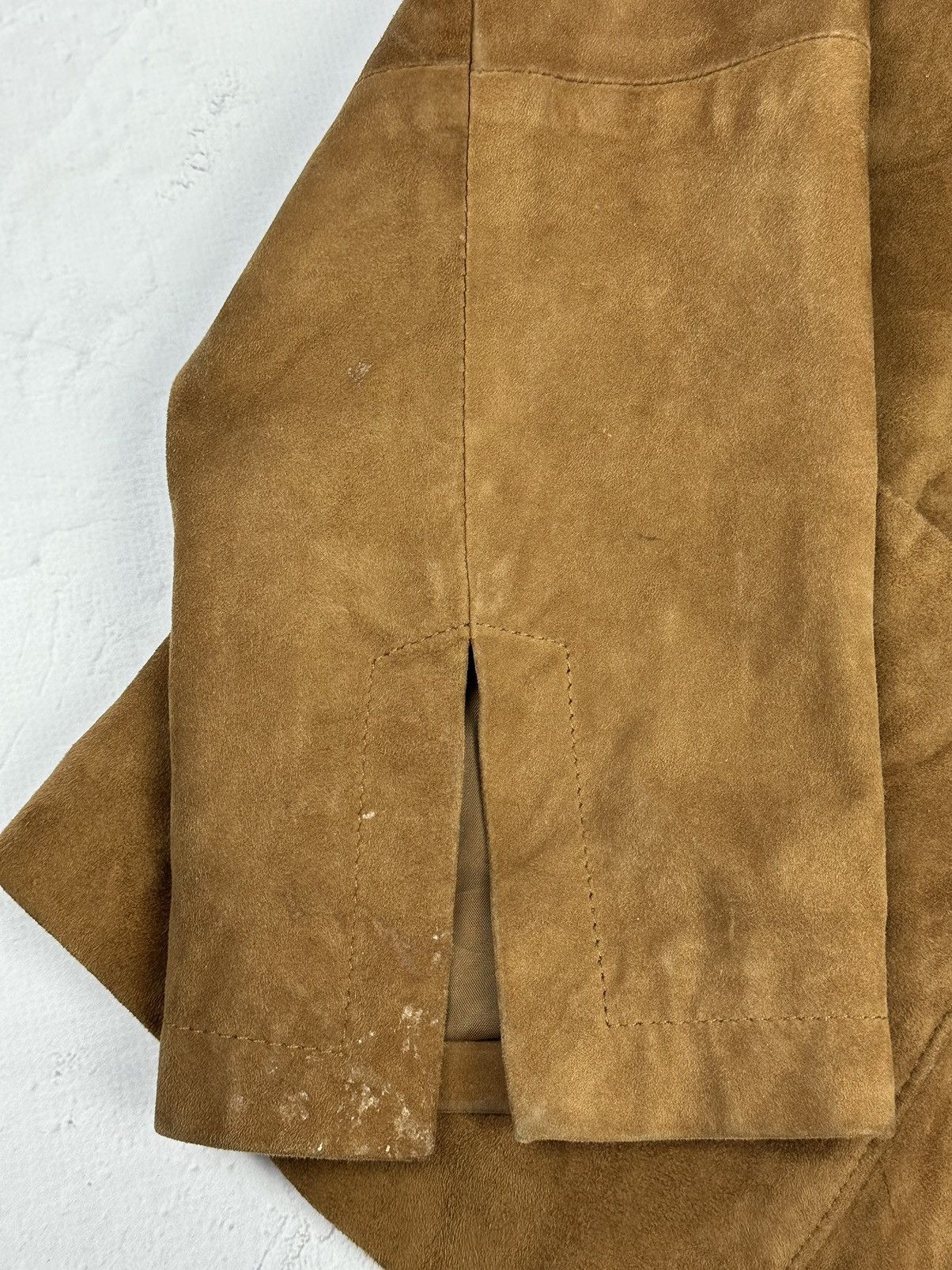 If Six Was Nine Vintage Brown Suede Jacket Size XL / US 12-14 / IT 48-50 - 6 Thumbnail