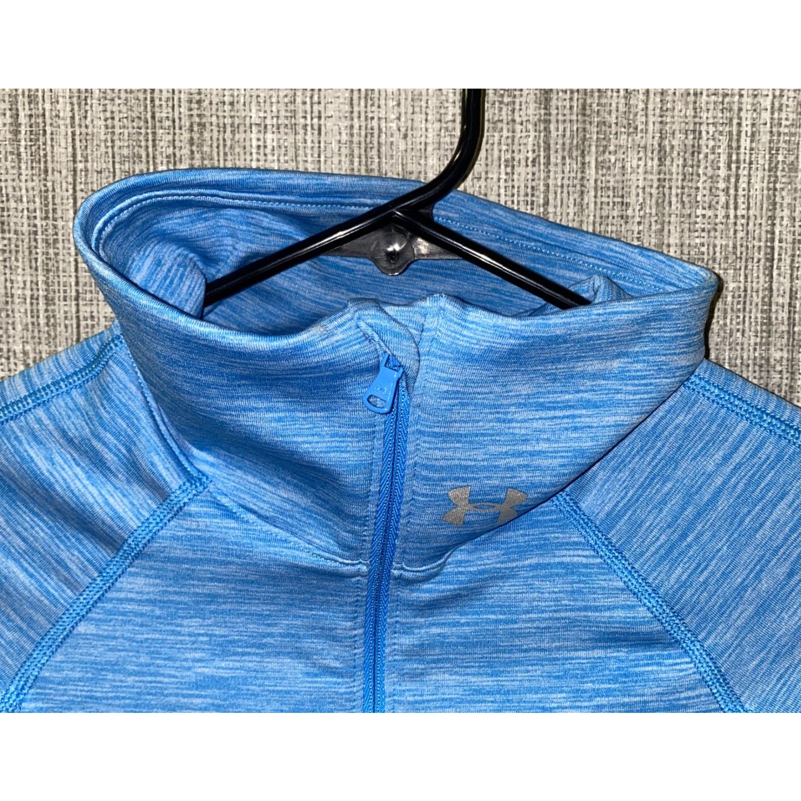 Under Armour Under Armour Womens Blue 1/2 Zip Pullover Jacket XS Regular Pullover 1/2 Zip Athleisure Jacket Women Blue Size XS / US 0-2 / IT 36-38 - 3 Thumbnail