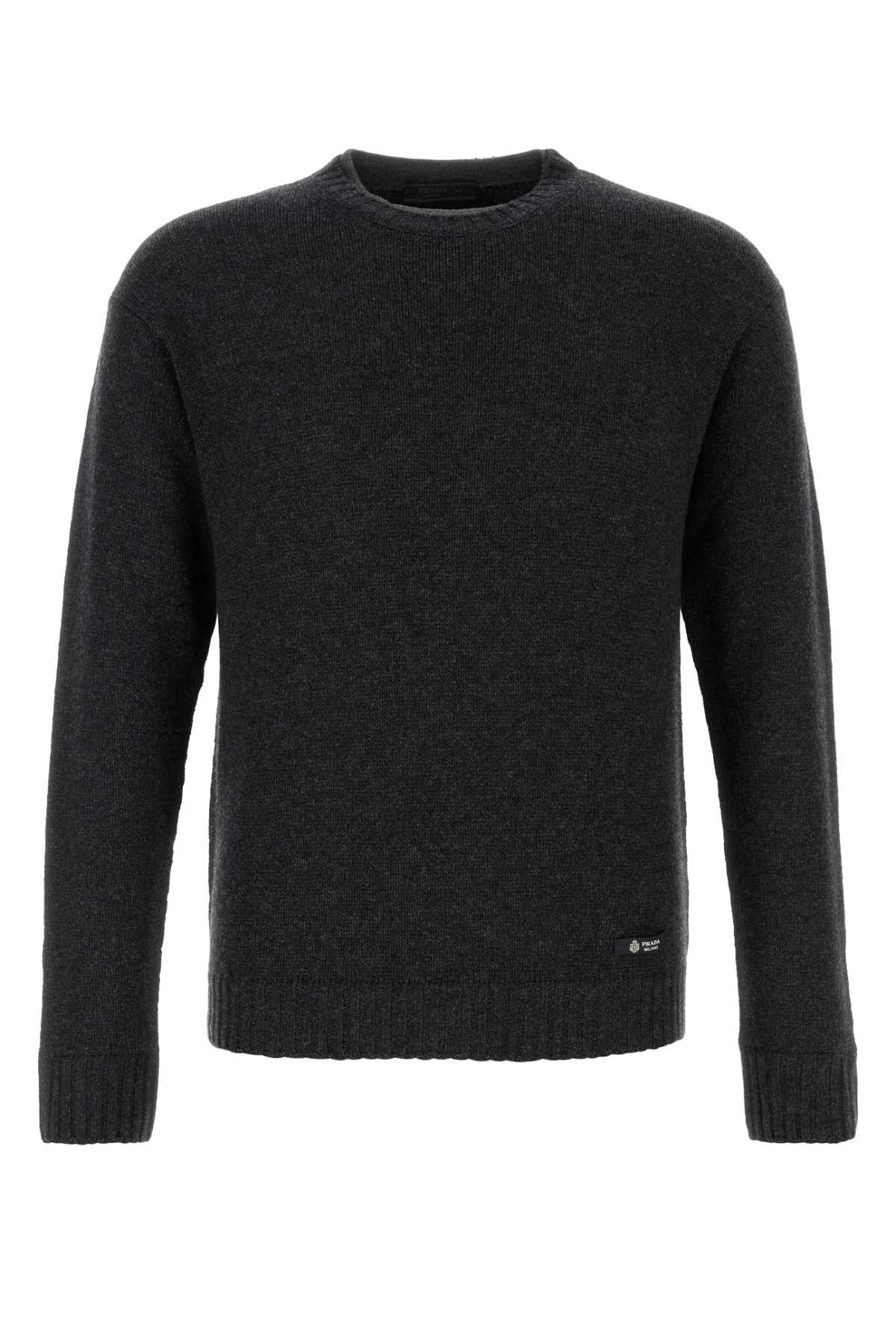 Prada Charcoal Cashmere Blend Sweater Size US XL / EU 56 / 4 - 1 Thumbnail