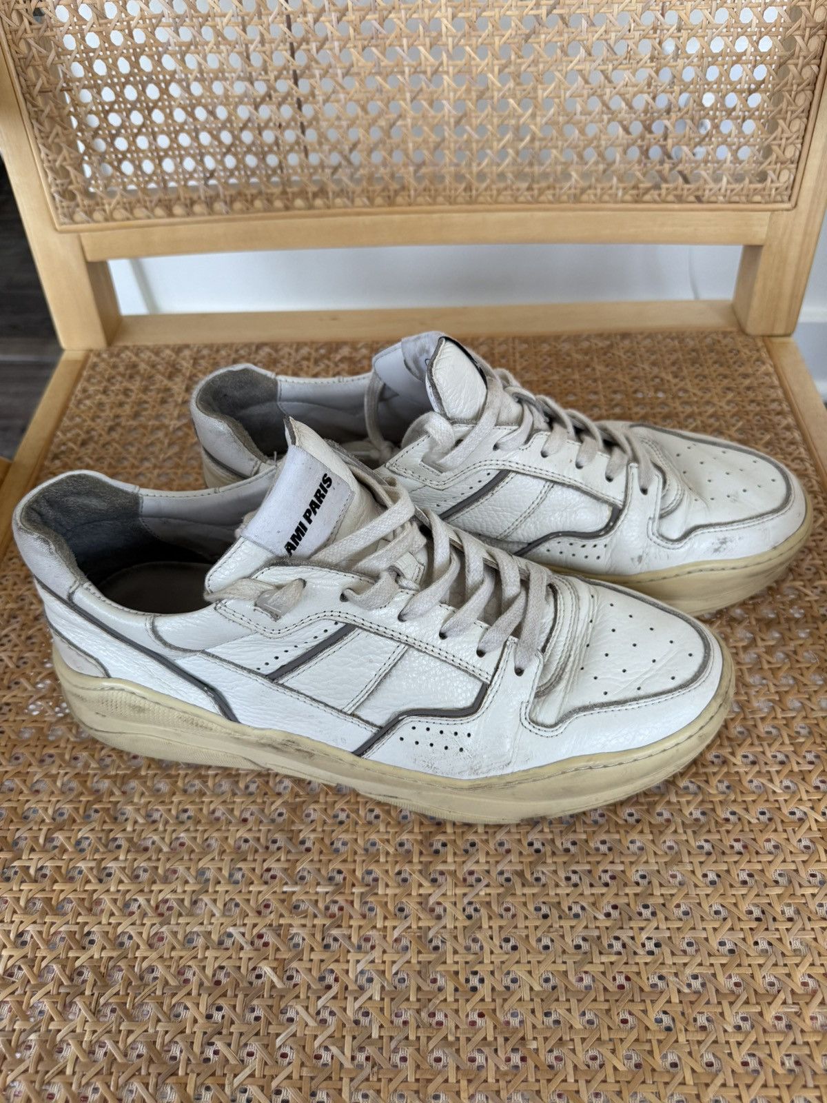 AMI AMI Casual Leather Sneaker Size US 13 / EU 46 - 2 Thumbnail