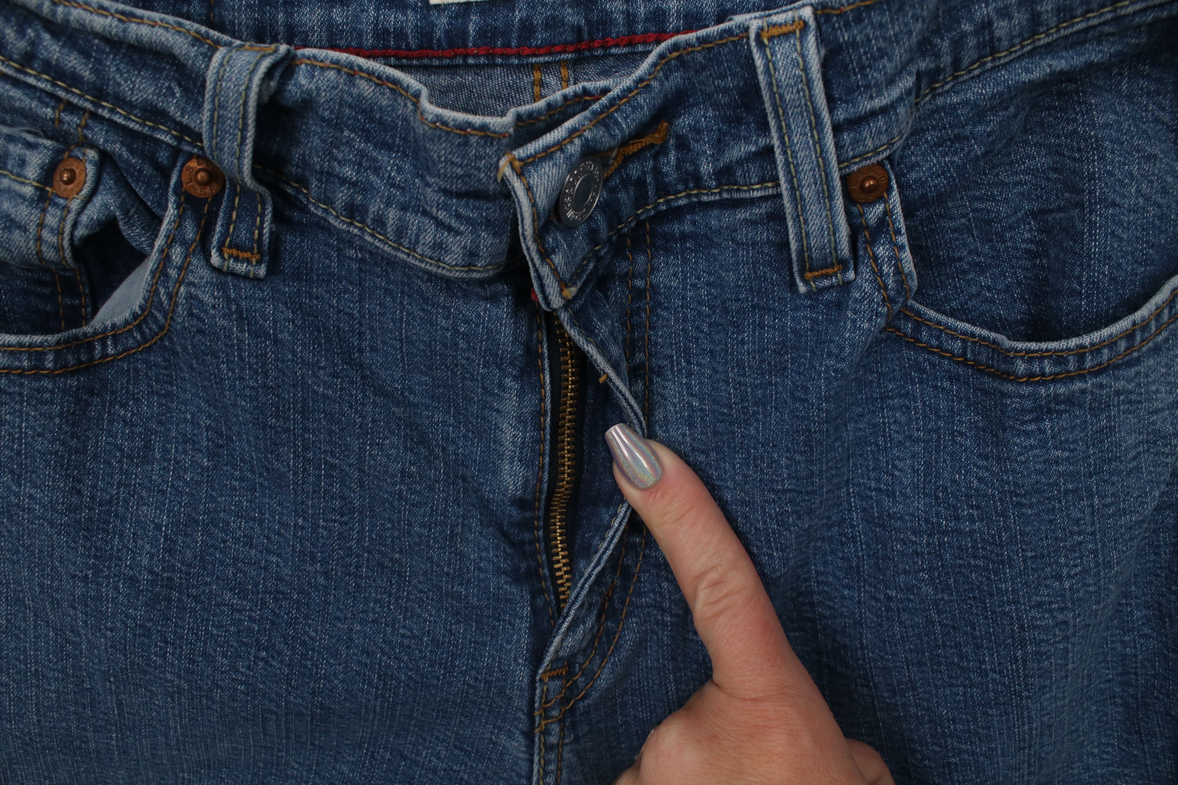 Levi's Vintage Y2K Levis 550 Boot Cut Flared Denim Jeans Stretch Size 32" / US 10 / IT 46 - 7 Thumbnail