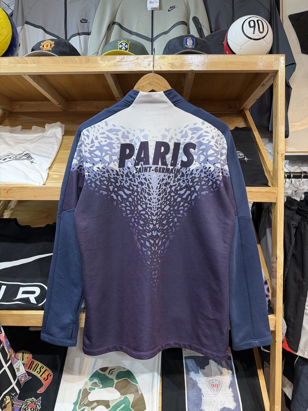 Nike PSG 2015-16 x Nike Drill Top Training Size US M / EU 48-50 / 2 - 2 Thumbnail