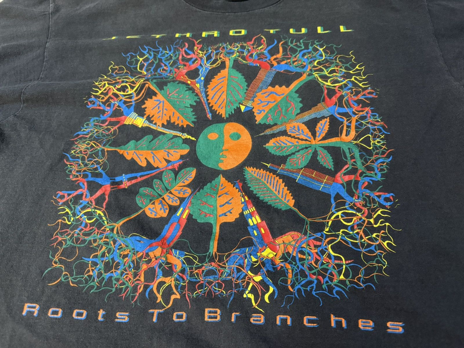 Band Tees Vintage 90s Jethro Tull Roots to Branches US Tour 1996 Tee Size US XL / EU 56 / 4 - 3 Thumbnail