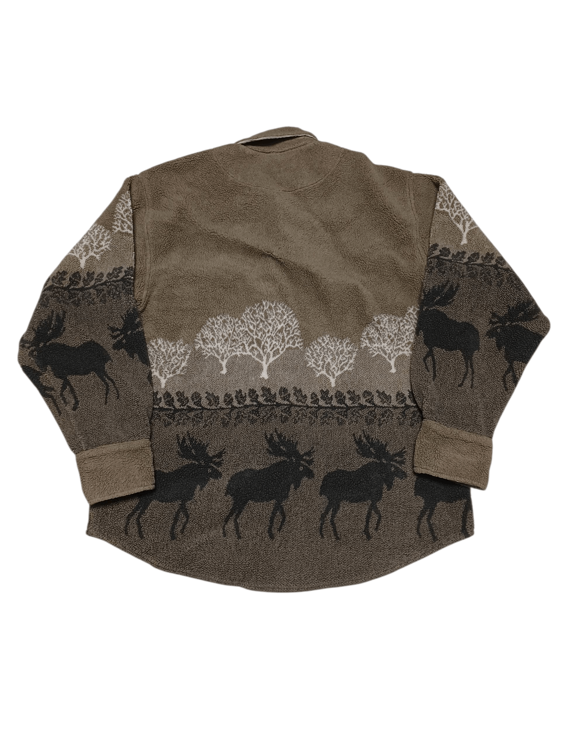 True Grit TRUE GRIT VINTAGE FLEECE MADE IN USA DEER OVERSHIRT SHIRT Size US L / EU 52-54 / 3 - 3 Thumbnail