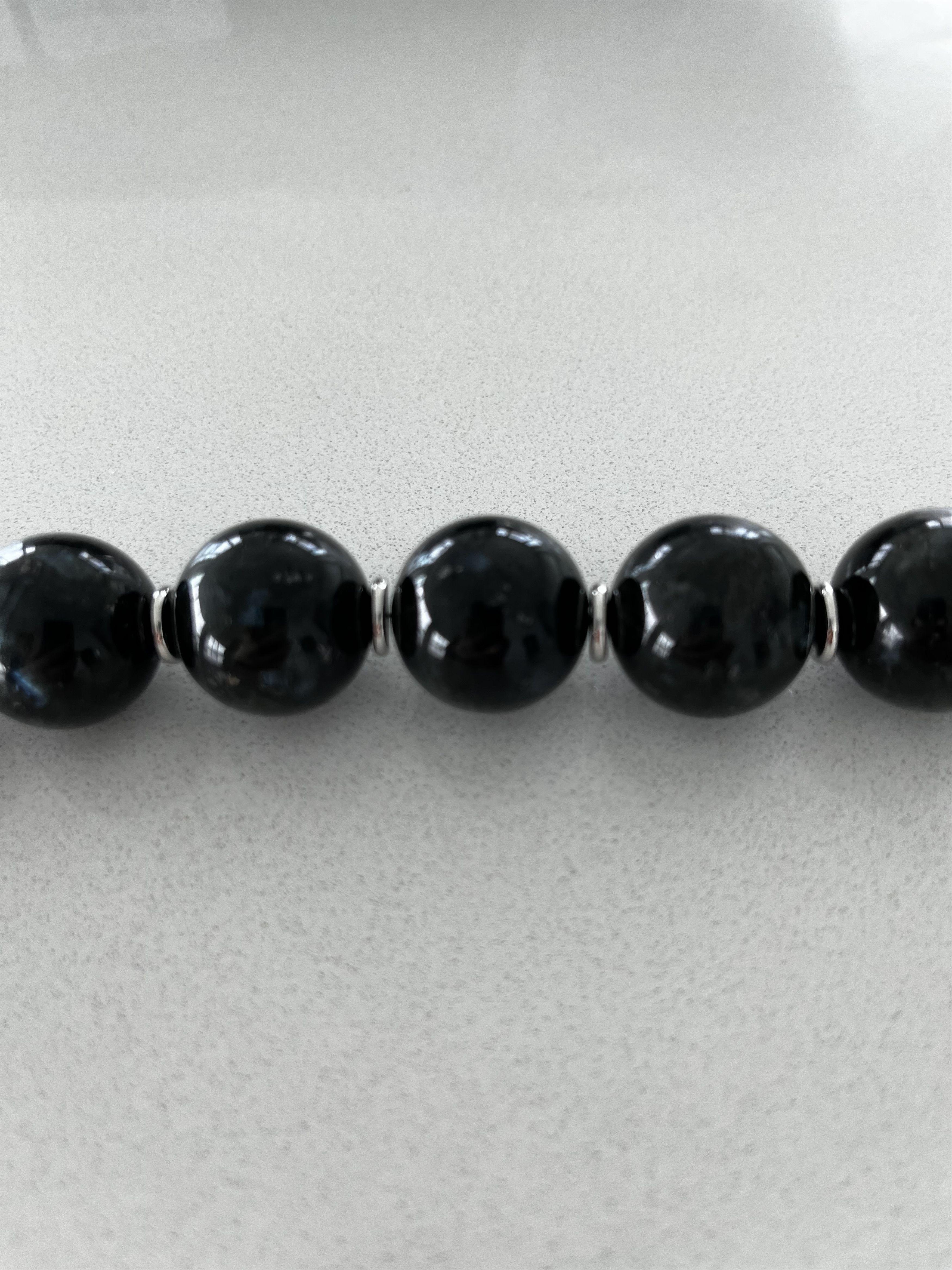Tom Wood Cove Collection Collar/Necklace Norway Black Larvikite Stone Size ONE SIZE - 8 Thumbnail