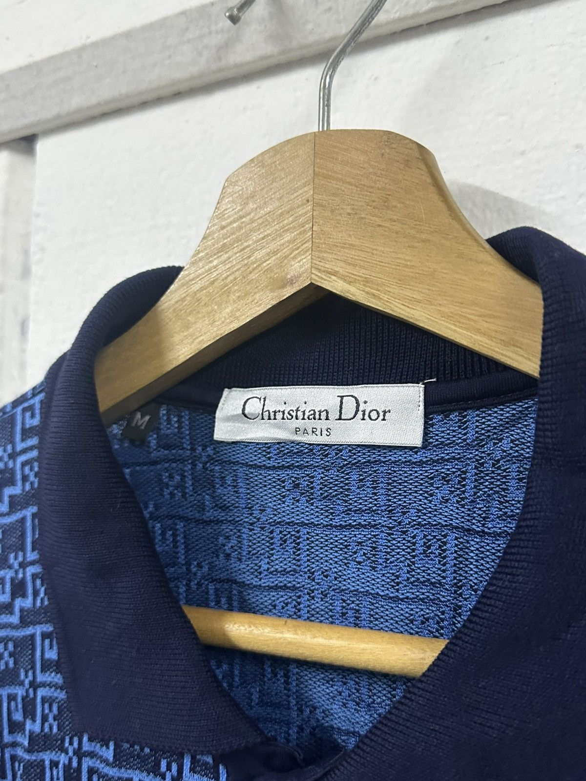 Dior Vintage Christian Dior Paris Monogram Polos Tee Size US M / EU 48-50 / 2 - 7 Thumbnail