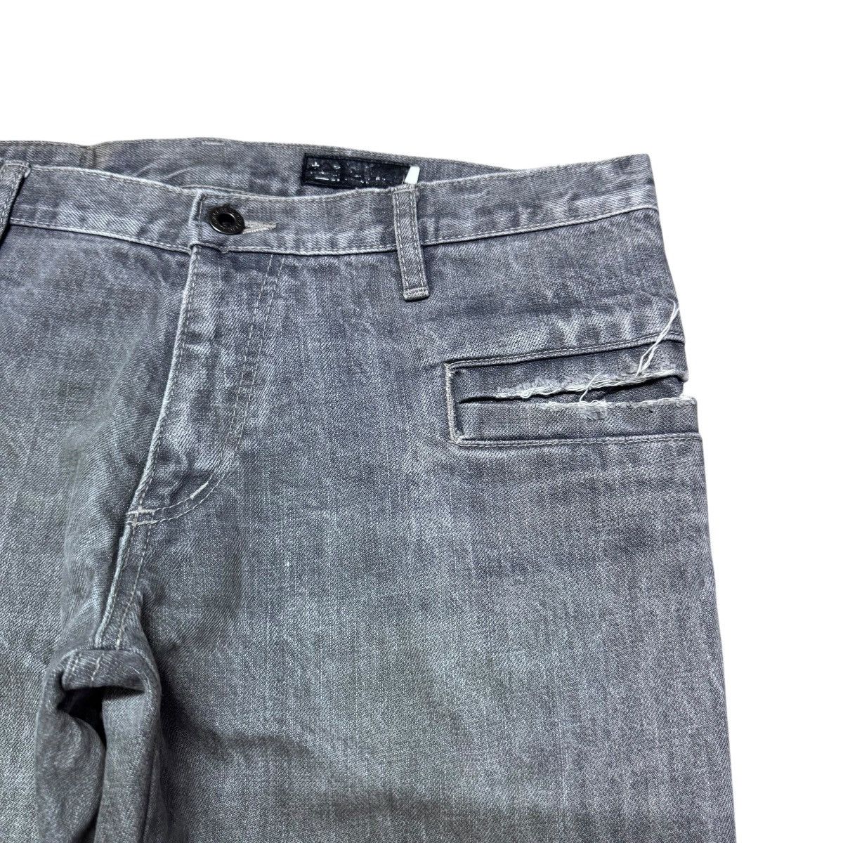 L7 Real Hip L7 Real Hip Grey Denim Flare Jeans Hedi Slimane Size US 32 / EU 48 - 5 Thumbnail