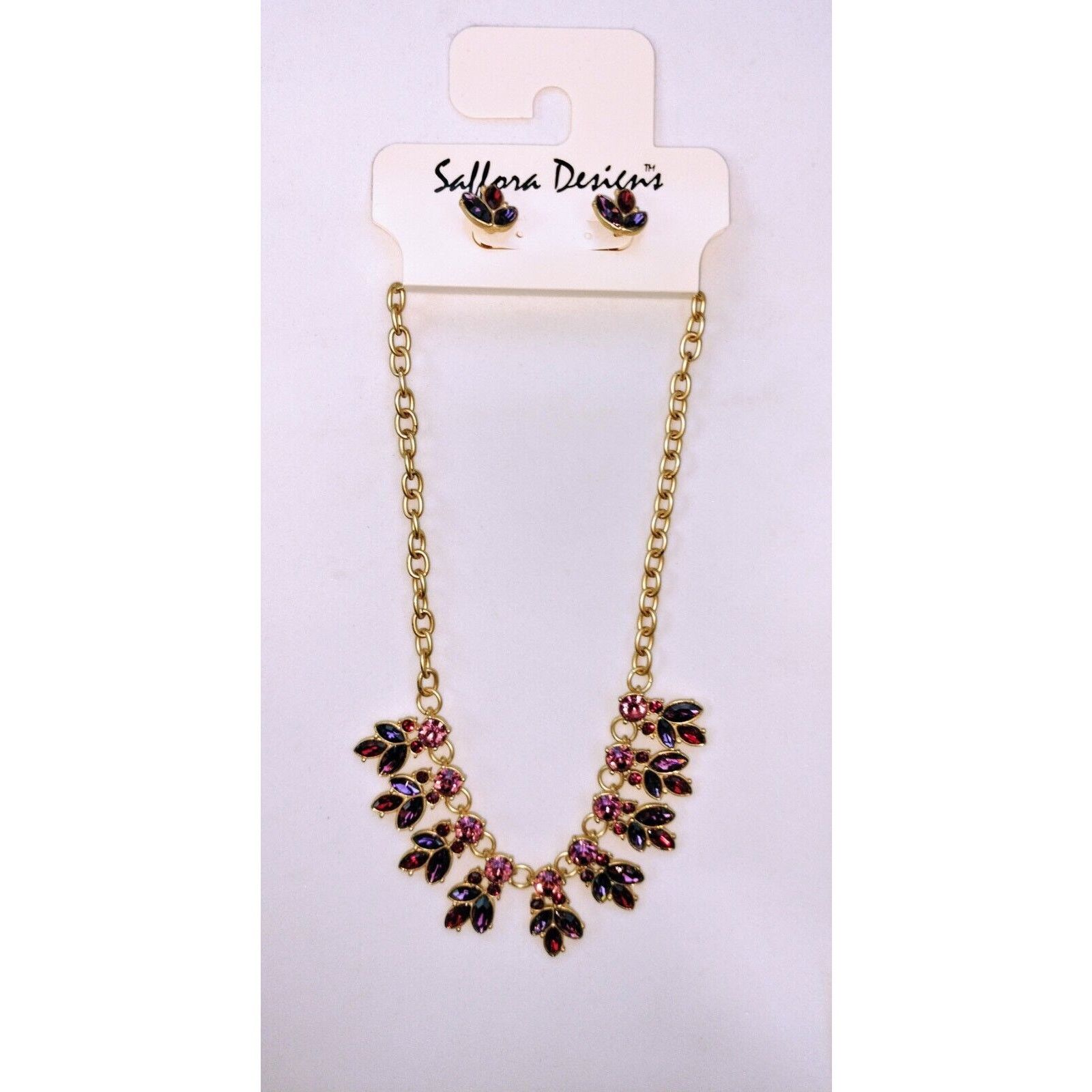 Other Saffora Designs Statement Necklace Pierced Earring Jewelry Size ONE SIZE - 1 Thumbnail
