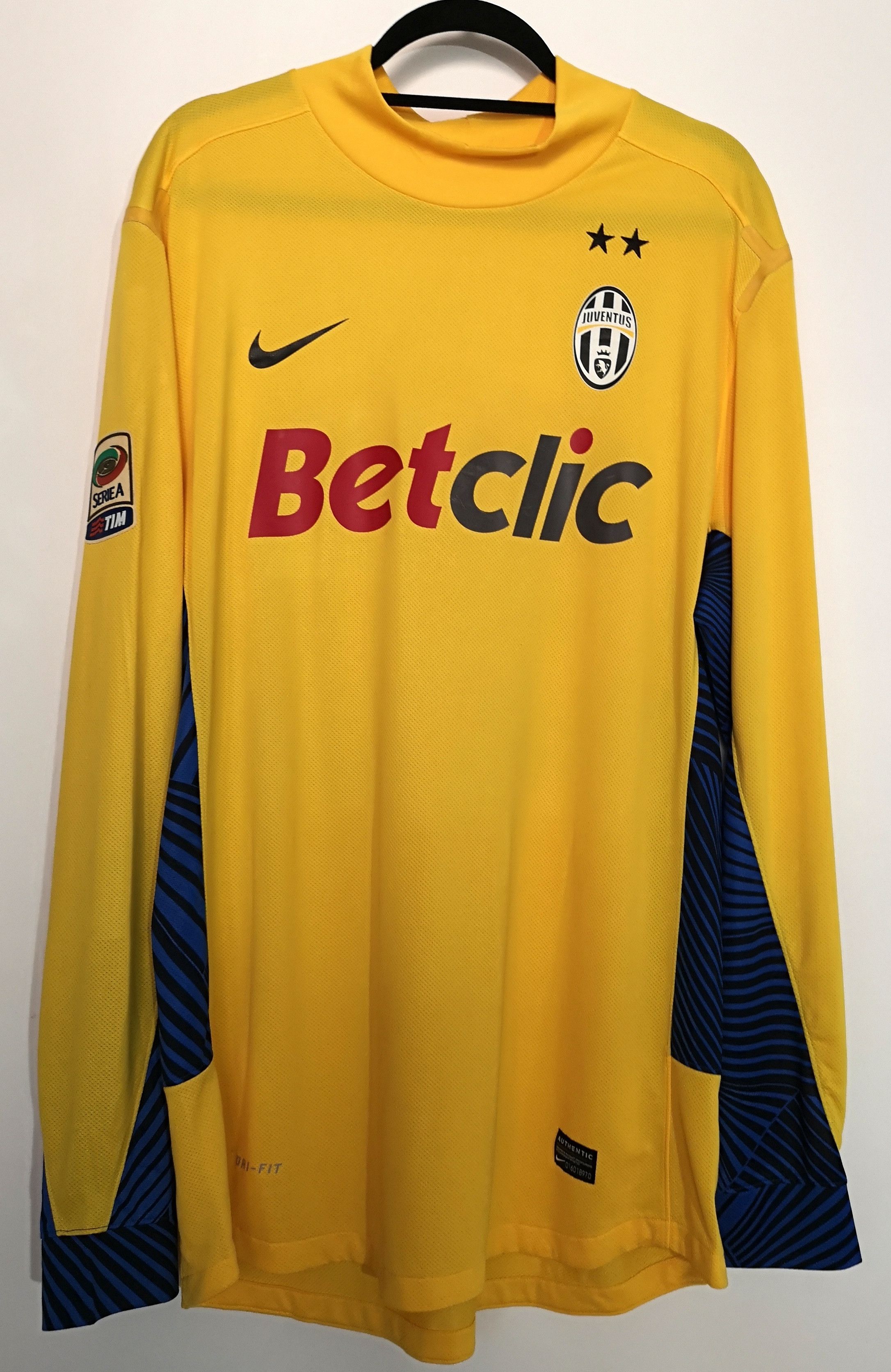 Nike Juventus 2011/2012, match worn issue Serie A, Storari Size US XL / EU 56 / 4 - 1 Thumbnail