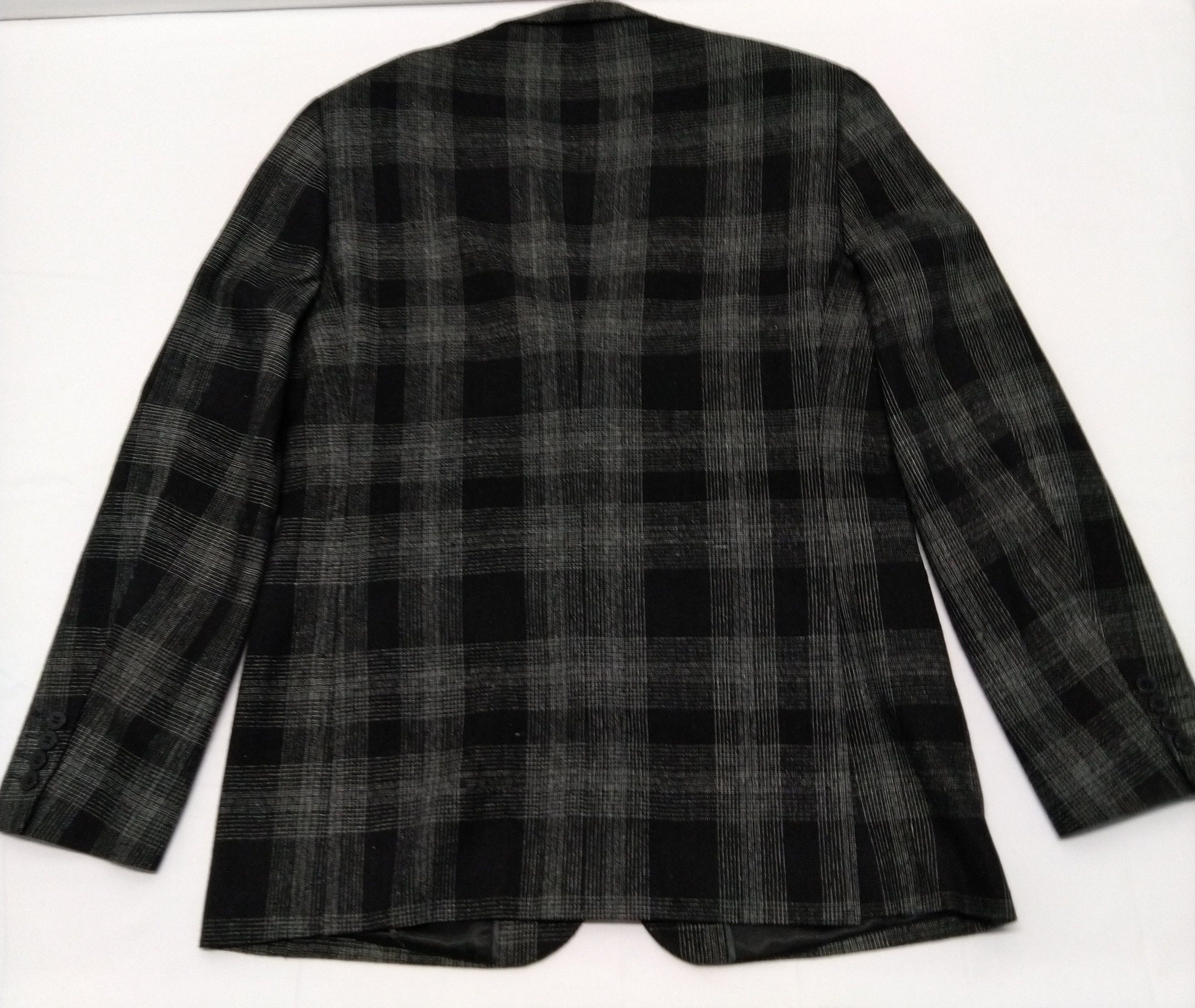 Vintage Vintage 90s Checkered Jacket Lined NO Size Label Chest 42 in Size XXL / US 16-18 / IT 52-54 - 3 Thumbnail