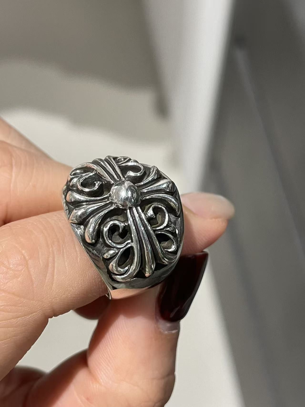 Chrome Hearts Chrome Hearts Silver Keeper Ring Size ONE SIZE - 11 Thumbnail
