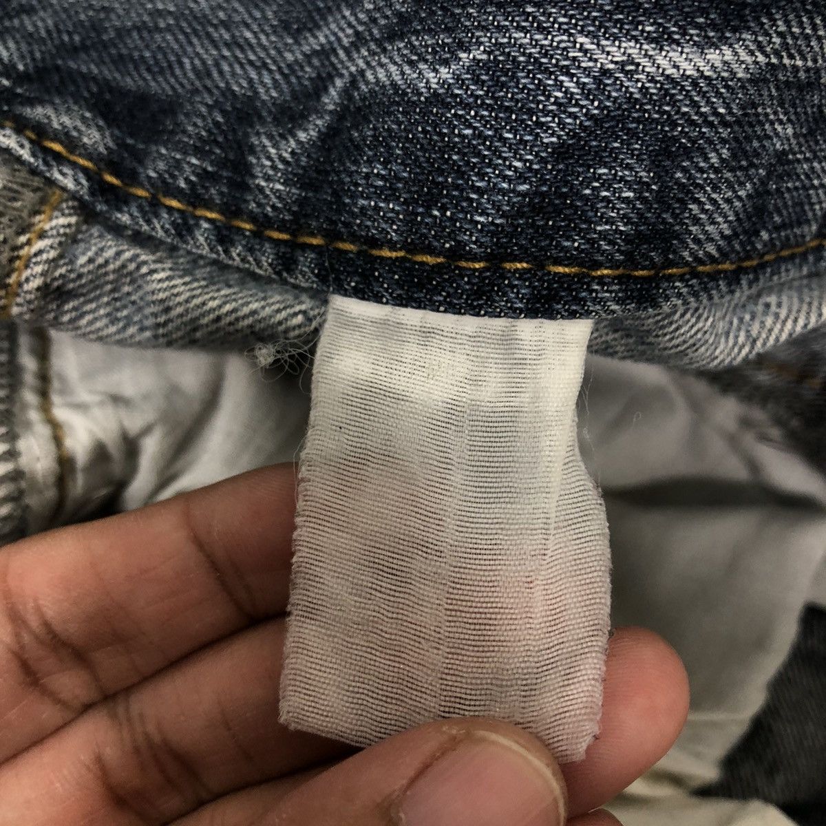 Japanese Brand Rare Distressed Denim Jeans Punk Design Inspire IsseyMiyake Size US 34 / EU 50 - 14 Thumbnail